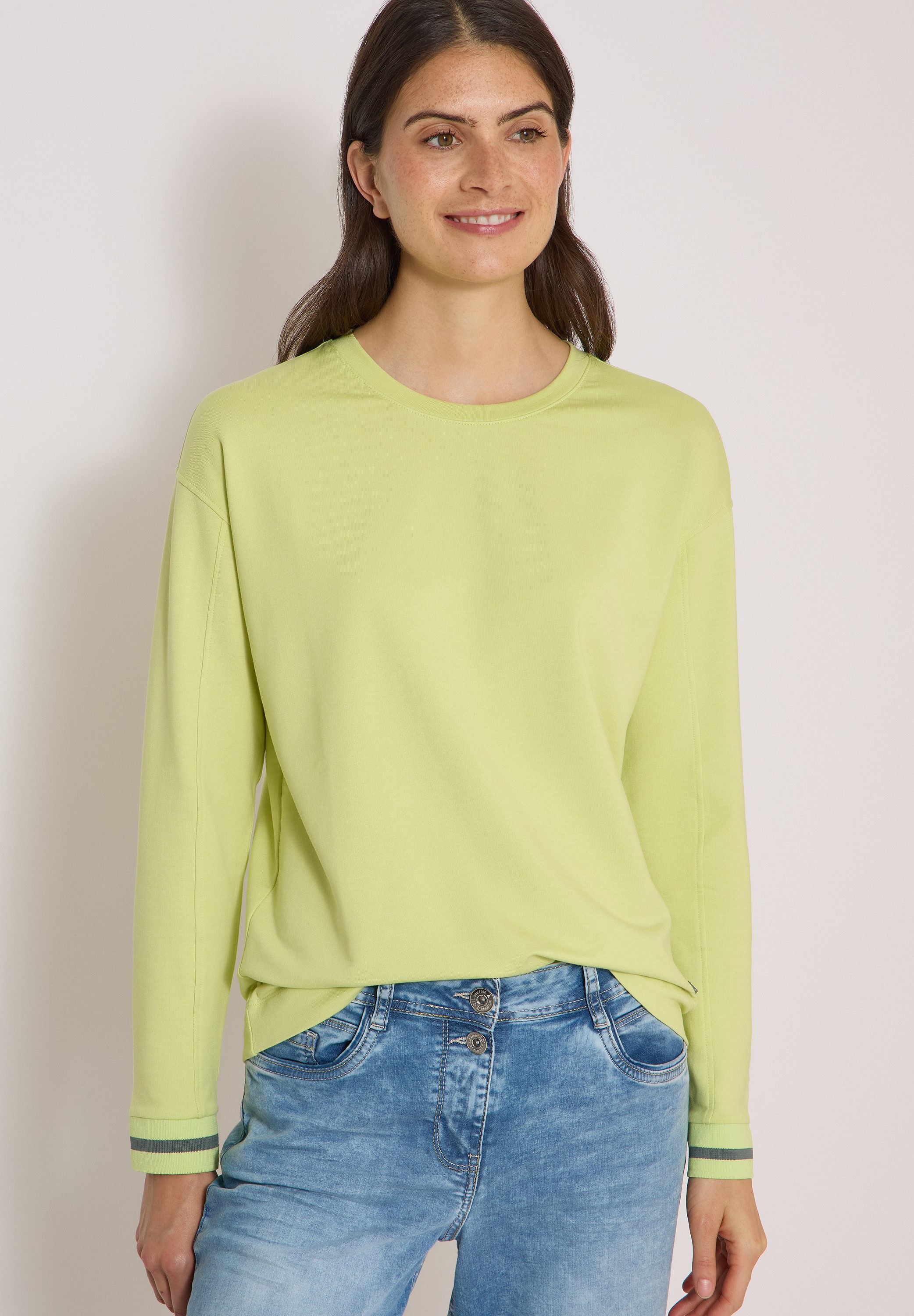 CECIL Langarmshirt mit Rundhalsausschnitt