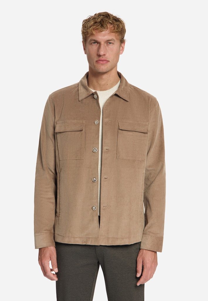 NO EXCESS Oversize-Shirt Overshirt Heavy Corduroy