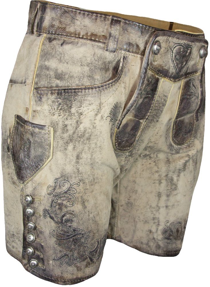 Maddox Trachtenlederhose »"Griessee" - Kurze Damen Lederhose Shorts -  Hellbraun« online kaufen | OTTO