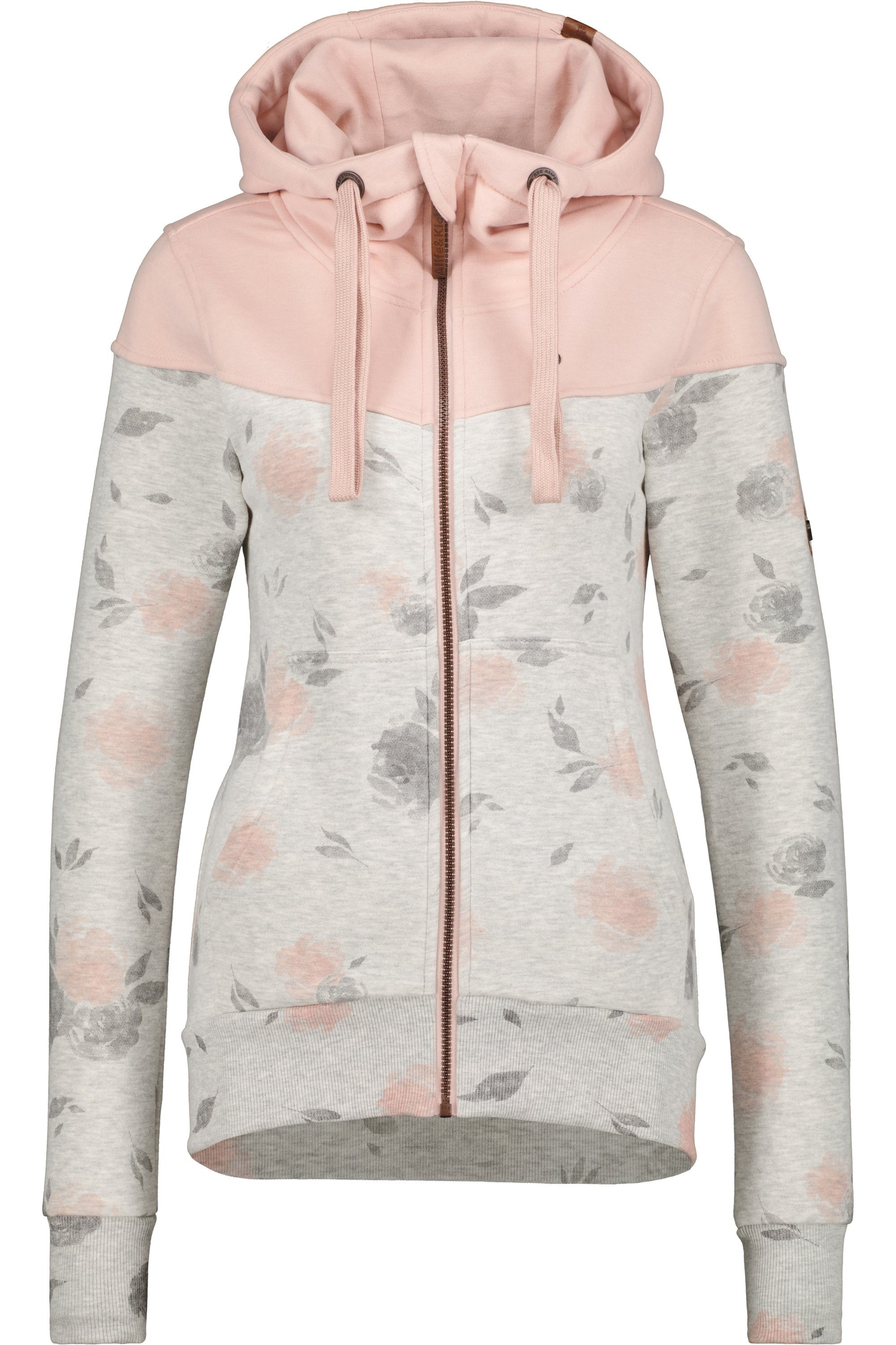 cloudy Kapuzensweatjacke Alife melange Kickin PalinaAK Sweatjacket B Kapuzensweatjacke, & Damen Sweatjacke