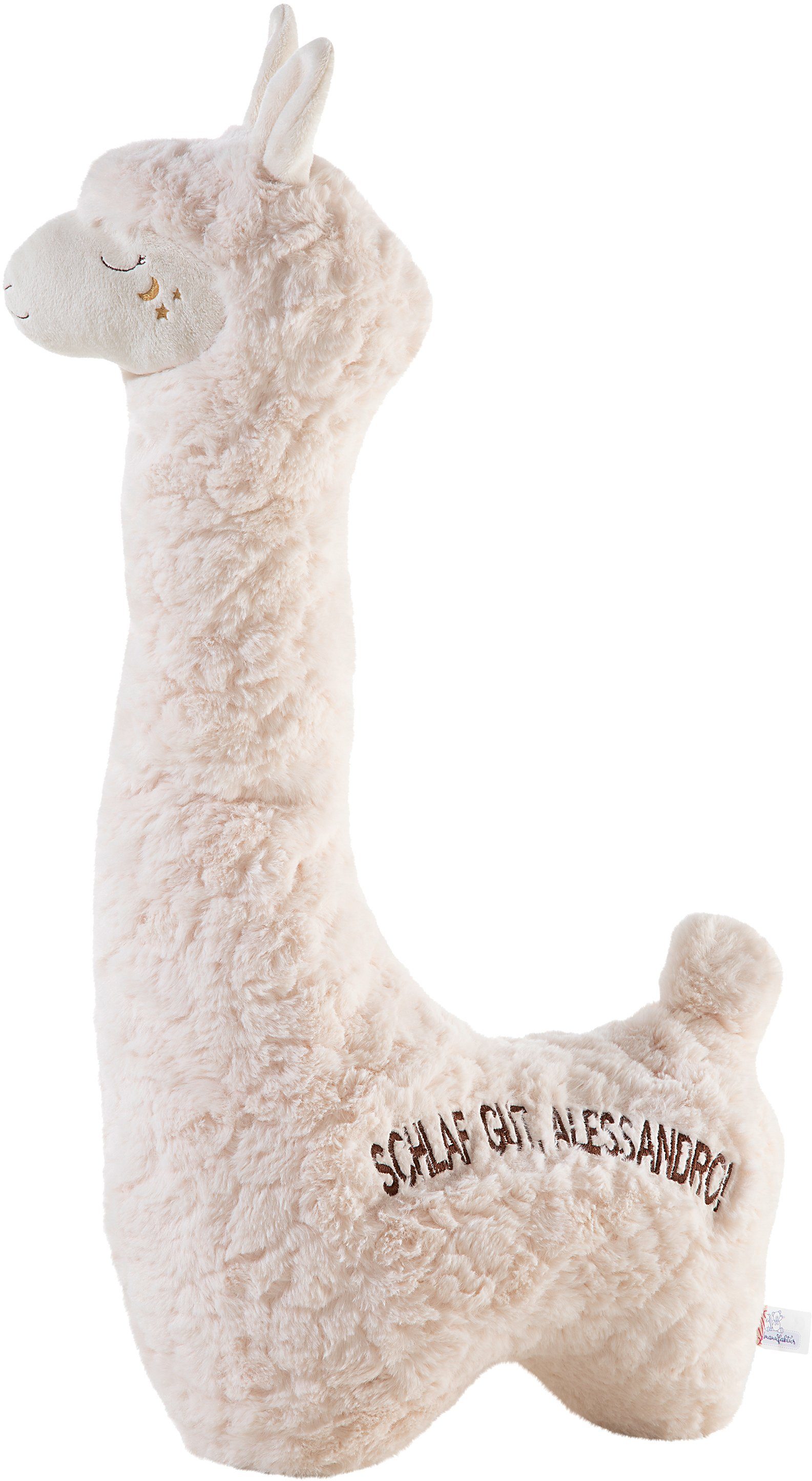 Heunec® Kuscheltier Kuma, Lama, 80 cm, mit individueller Bestickung, Made in Germany