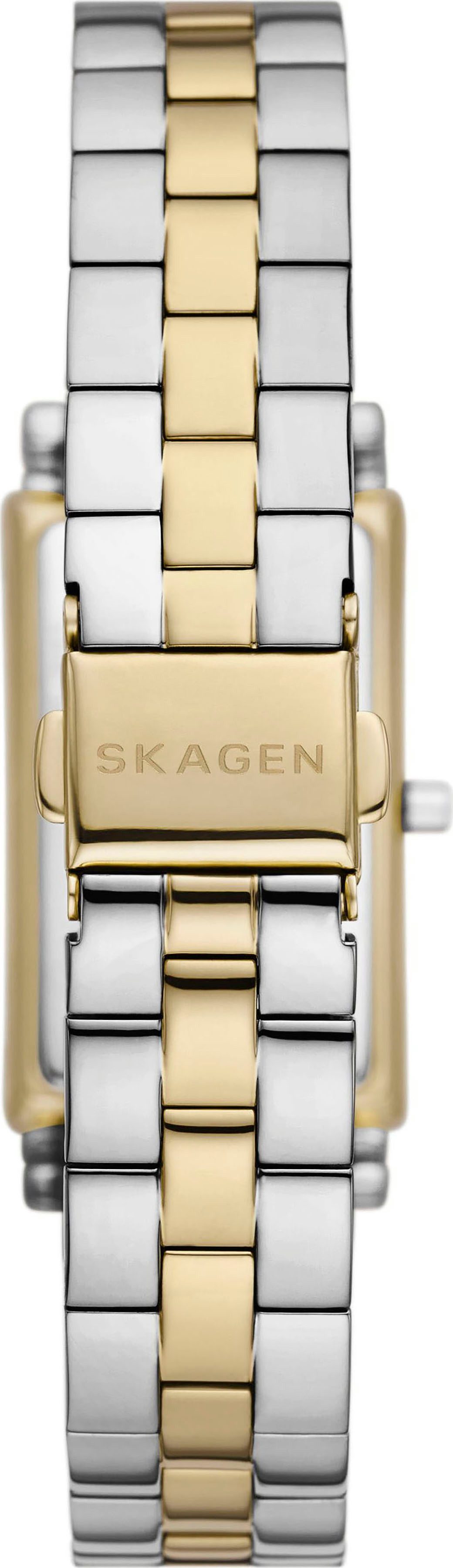 SKAGEN Quarzuhr HAGEN LILLE SKW3156, Armbanduhr, Damenuhr, Edelstahlarmband, analog