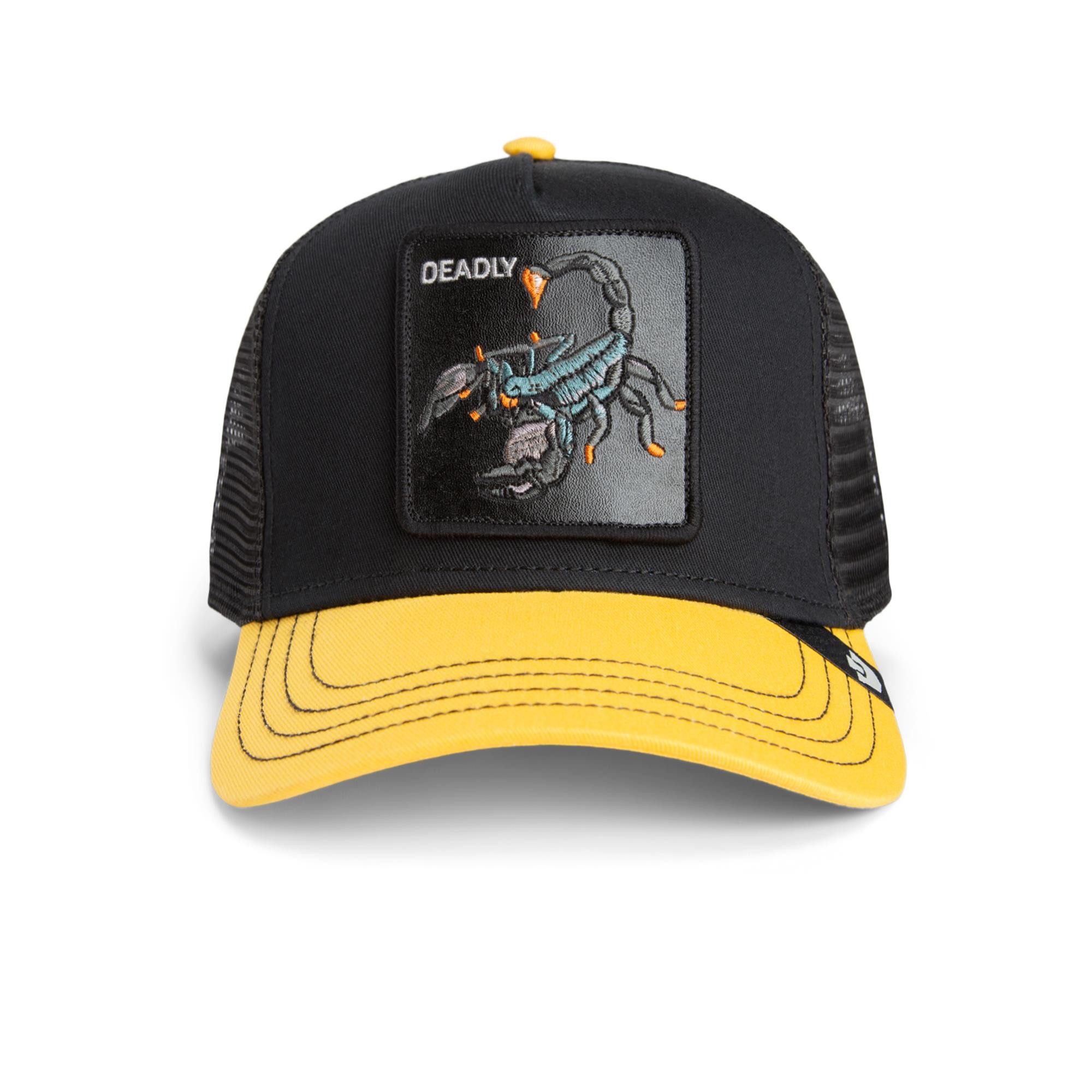GOORIN Bros. Trucker Cap Goorin Bros. Deadly Trucker Cap - VOID / BEAM - Black Yellow (Basecap, Meshcap, Trucker Kappe)
