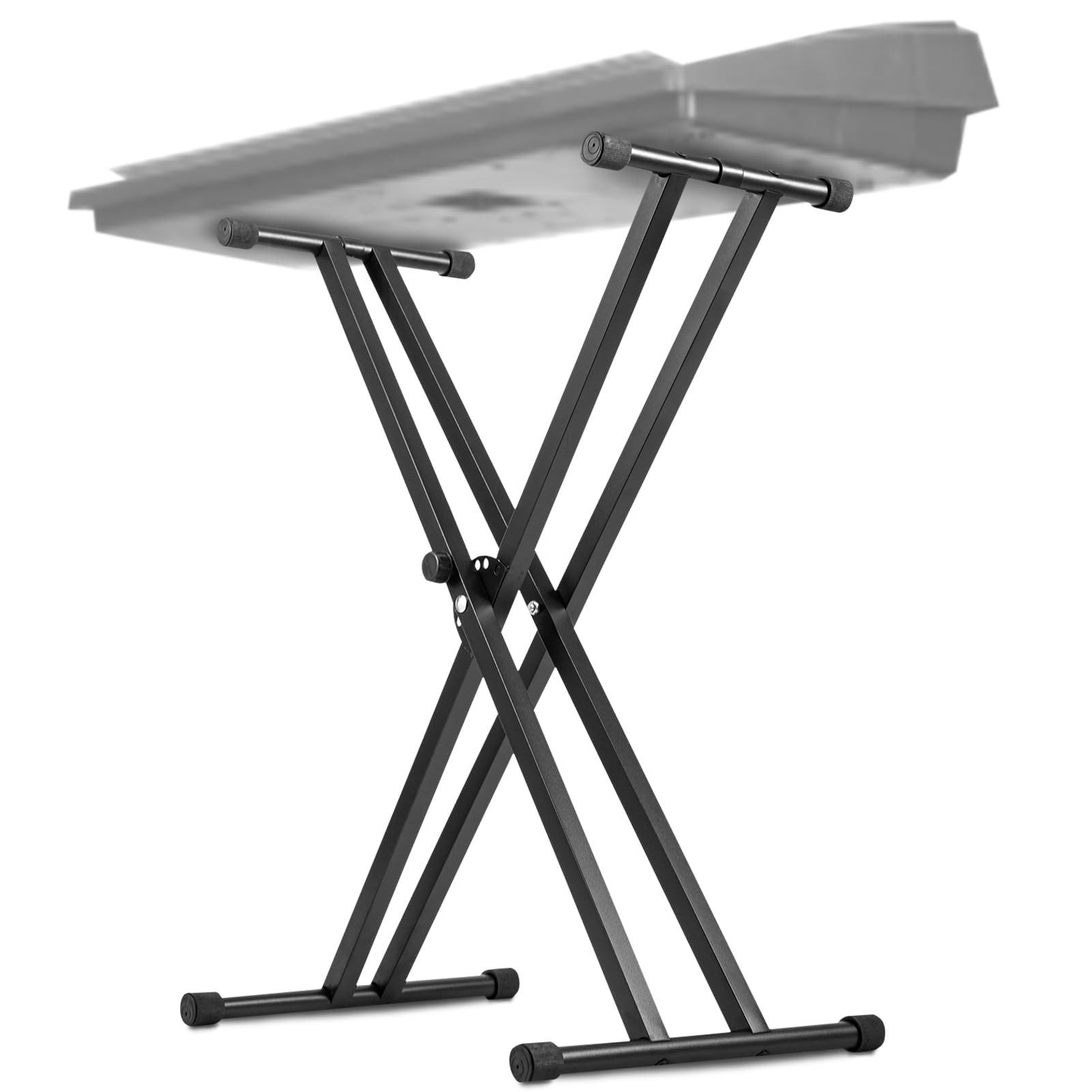Youyijia Keyboardständer Höhenverstellbarer Doppelreihiger Keyboardständer –(61–98 cm)