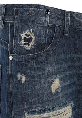 RedBridge Destroyed-Jeans Red Bridge Herren Destroyed JEANS Hose Fashionable Used-Look W30 L32 Premium Qualität