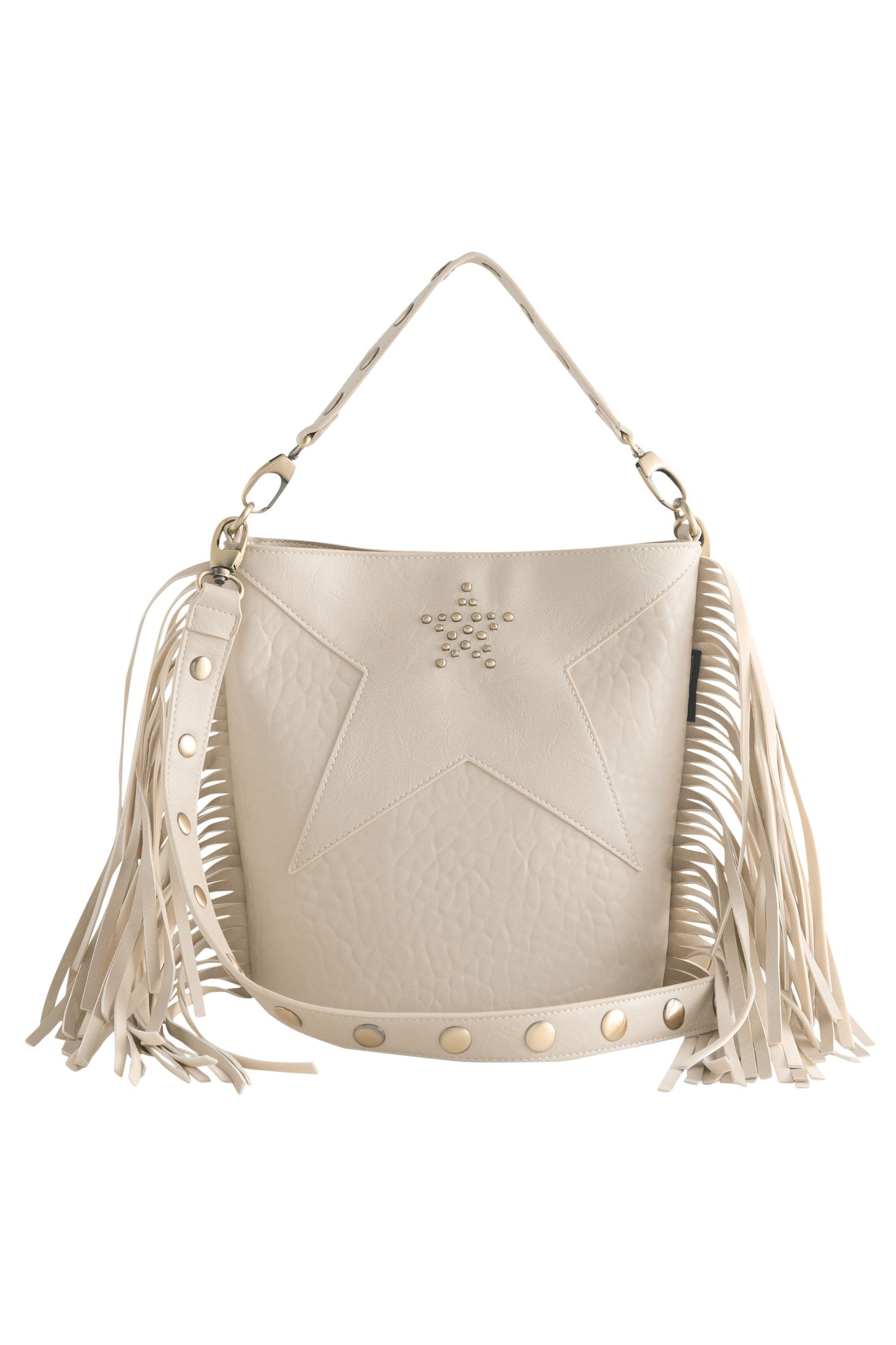 Rockett St George Beuteltasche Rockett St George Beuteltasche, Nieten + Fransen (1-tlg)