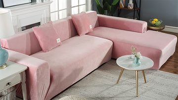 Sofahusse Sofabezüge,Sofa überzug L Form Ecksofa Stretch Couchbezüge, Mrichbez, CoverWohnzimmermöbelschutz Möbelbezug