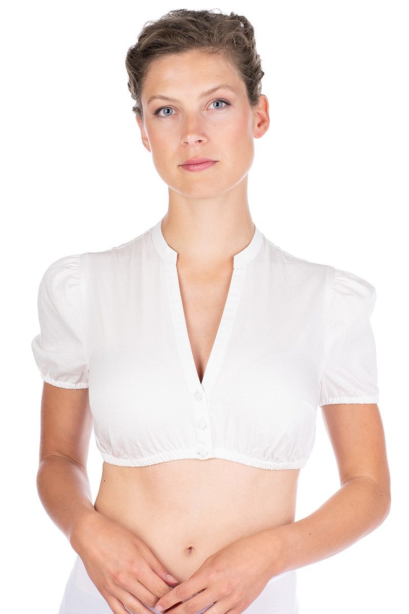 Dirndlbluse Dirndlbluse - TREFFELSTEIN - weiß