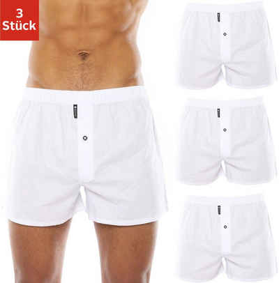 100% ägyptische Baumwolle Short Herren Unterwäsche Boxer Weiß Comfort Underwear