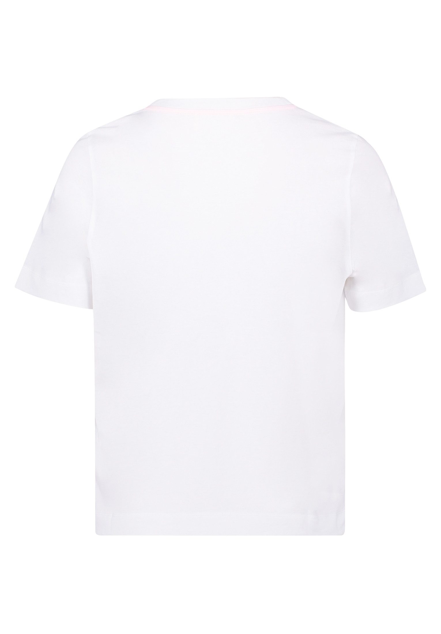 Cartoon Kurzarmshirt Damen mit Rundhalsausschnitt (1-tlg) Stickerei