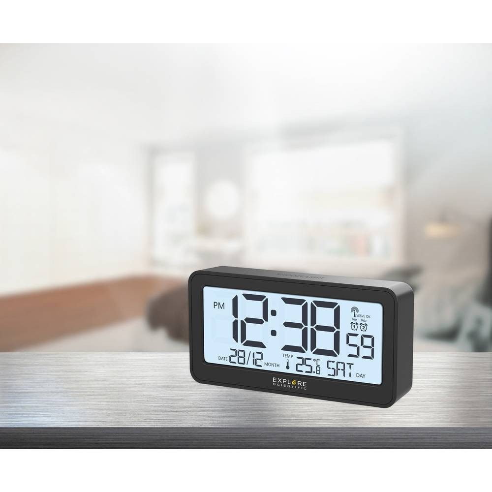 EXPLORE SCIENTIFIC Tischuhr Funk-Uhr Großes Display günstig online kaufen