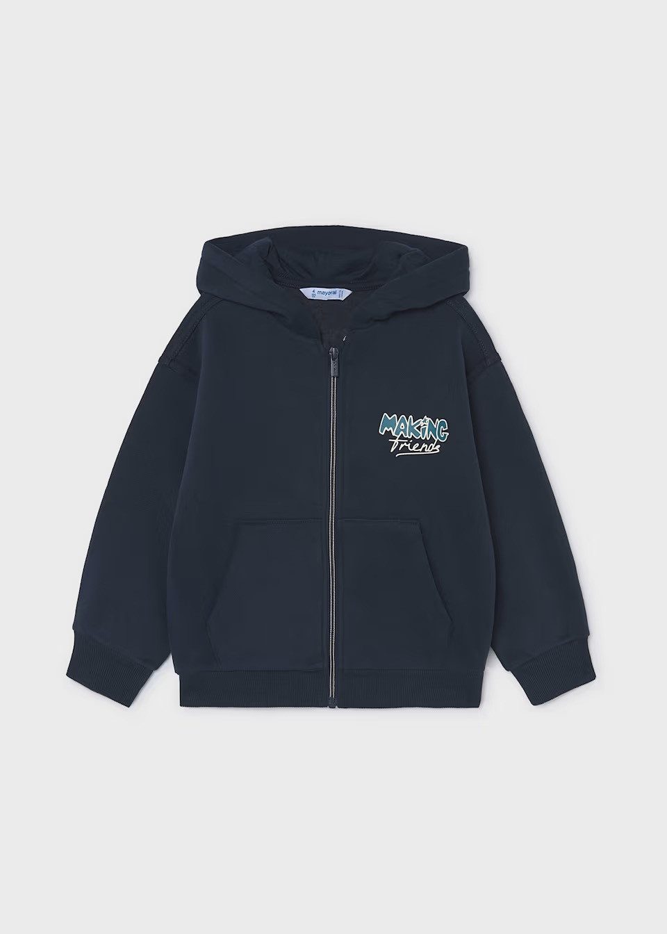 Mayoral Kapuzensweatshirt Mayoral Sweatjacke „Making“ für Jungen – Ozean (447772)