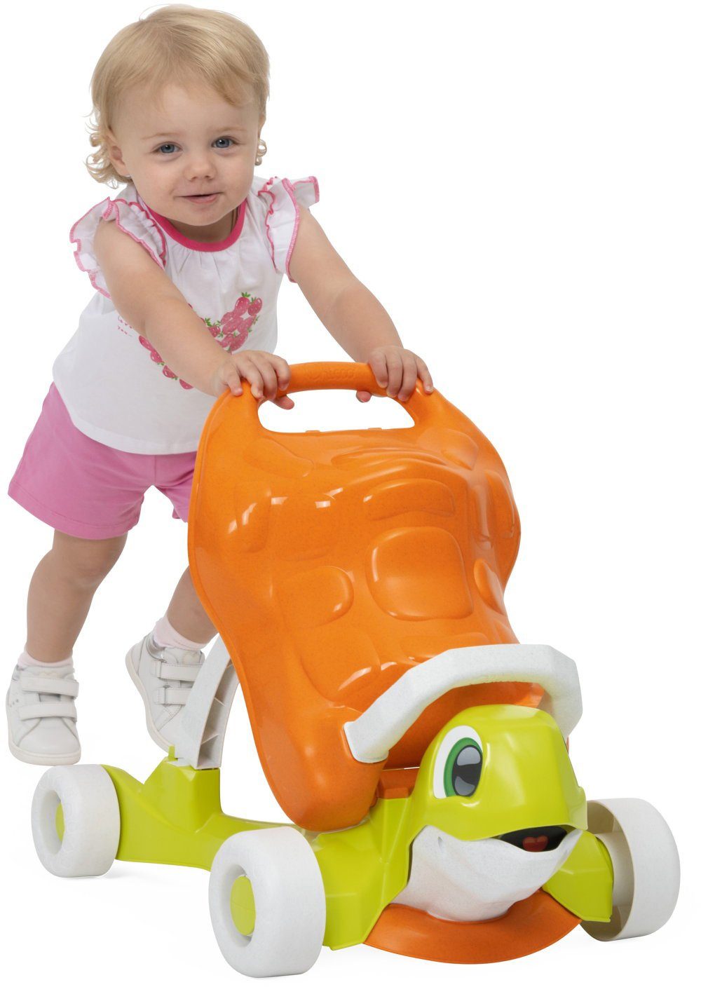 Lauflernhilfe Chicco Europe recyceltem teilweise in Made Walk&Ride Turtle, aus Material;