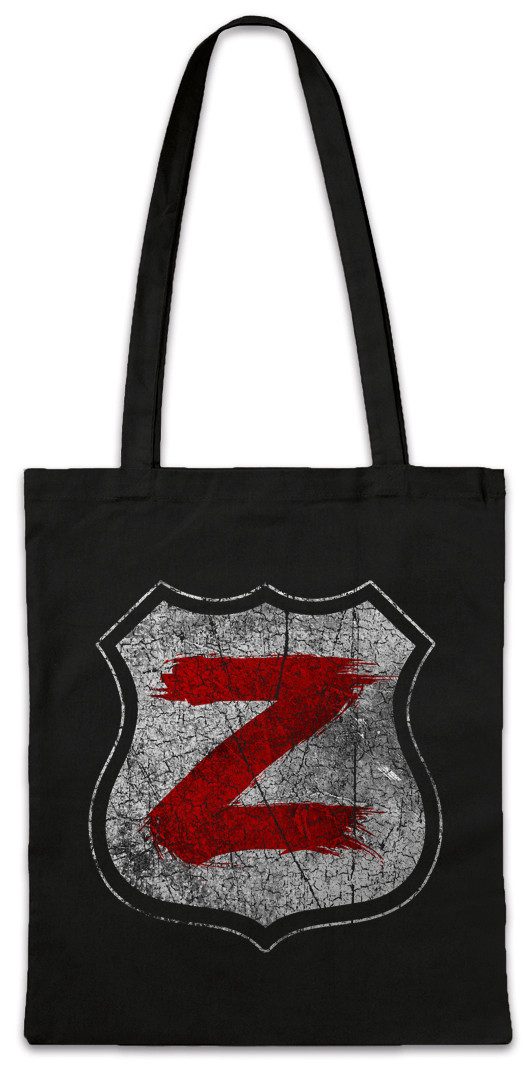 Beuteltasche Z Shield Stofftasche Zombie Sign Logo Symbol Nation Roberta Warren