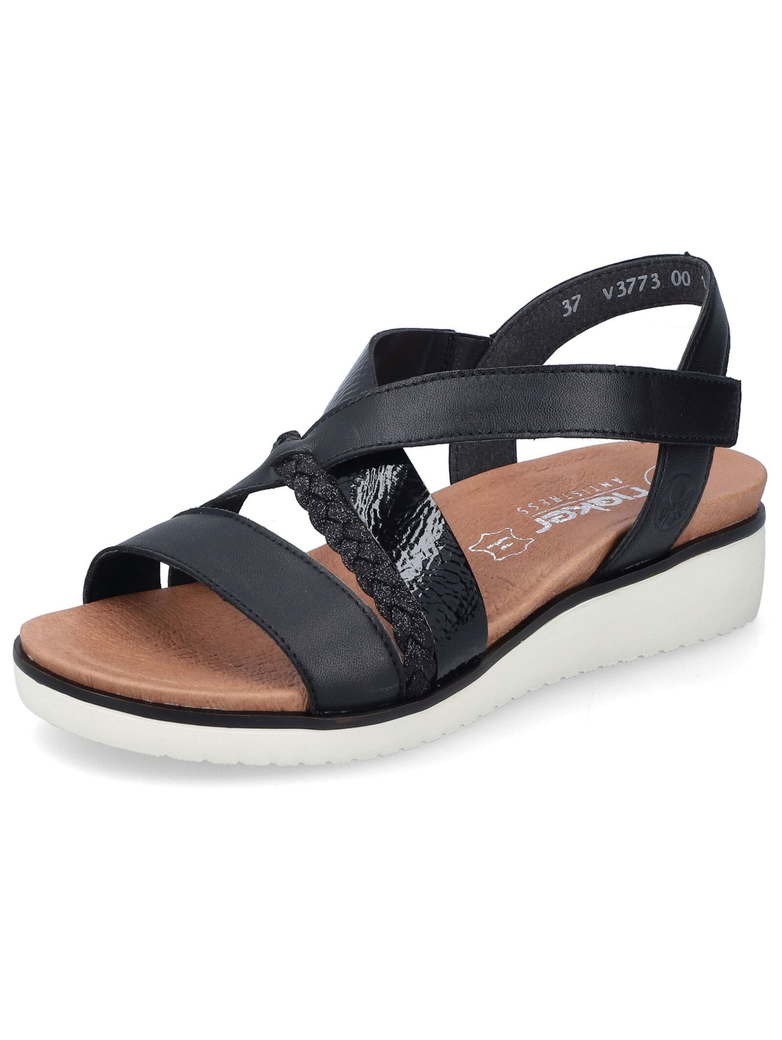 Rieker Sandalen Leder/Synthetik Keilsandalette günstig online kaufen