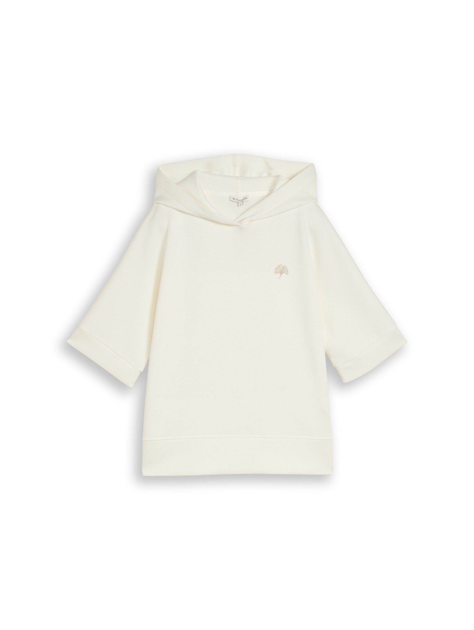 TOM TAILOR Sweatshirt Strick & Sweatshirts Hoodie Sweatshirt aus Scuba