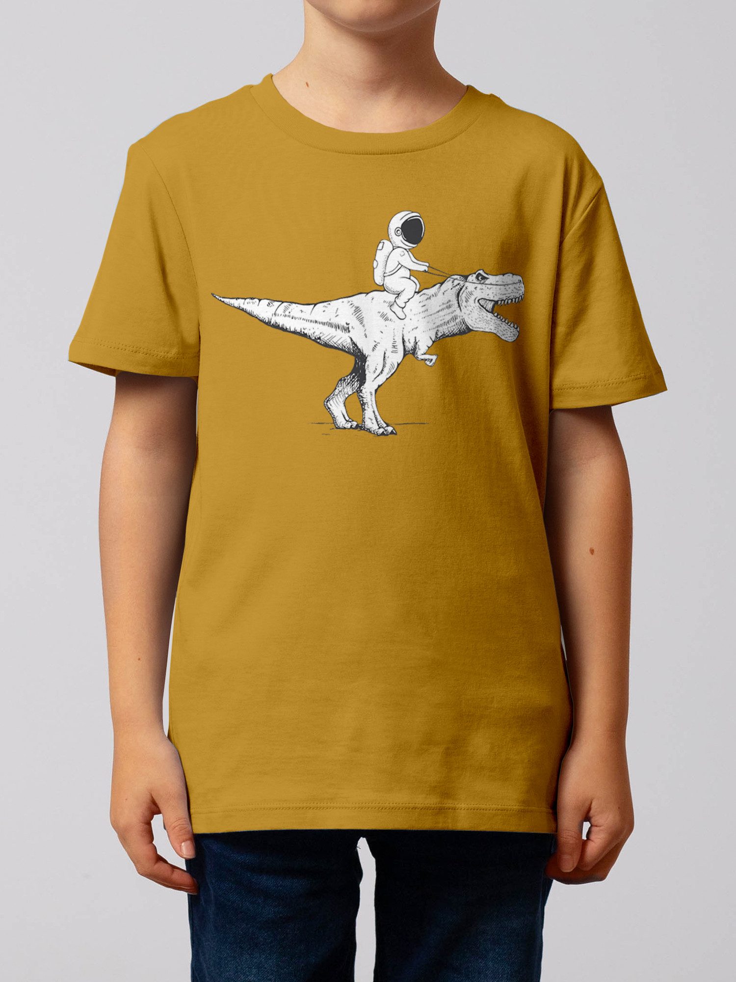 wat? Apparel T-Shirt Astronaut on T-Rex