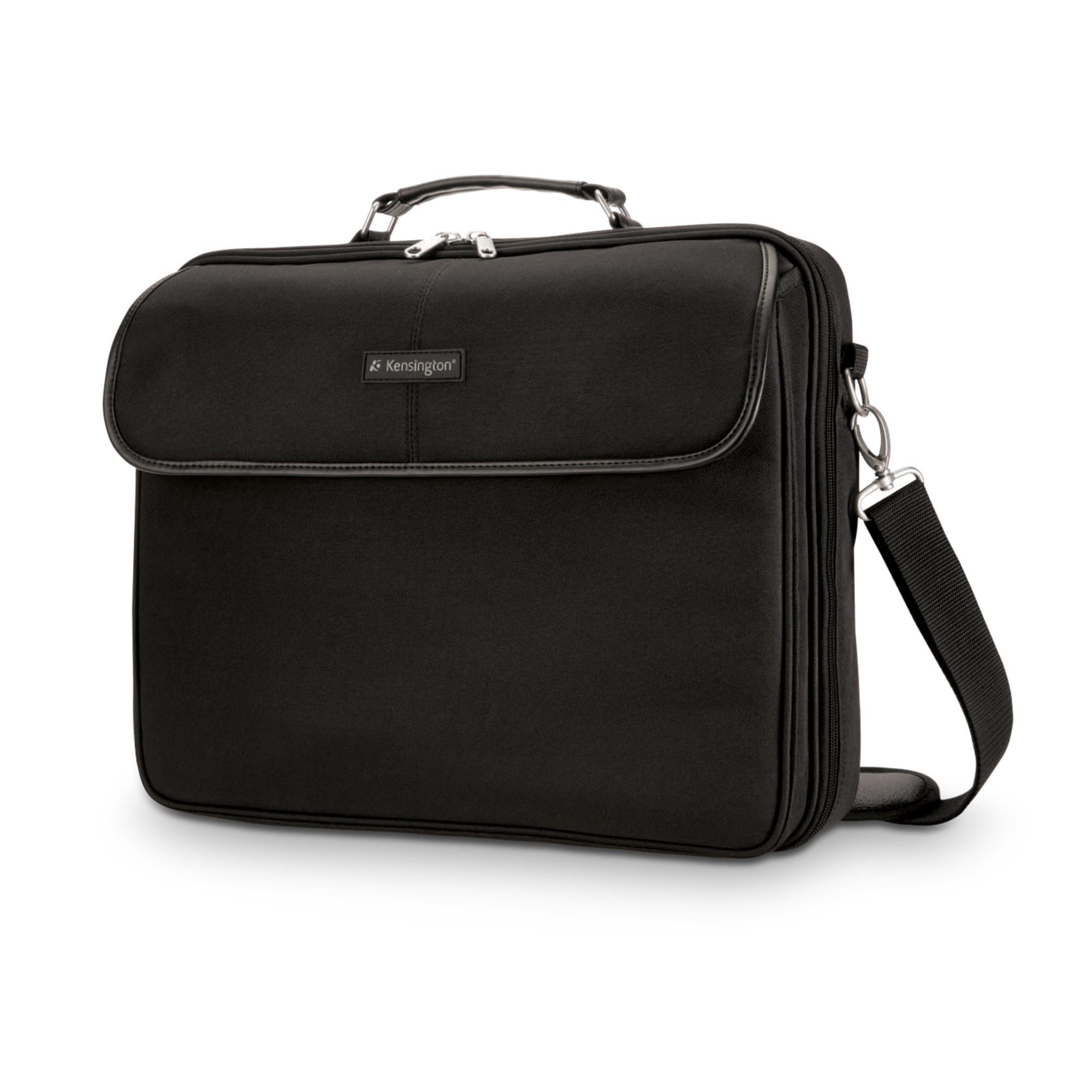 KENSINGTON Laptoptasche Notebooktasche Umhängetasche Businesstasche (Spar-Set, 1-tlg., 1 cm gepolstert, bis 39), gepolstertes Laptopfach, Vordertasche, Trolleyband