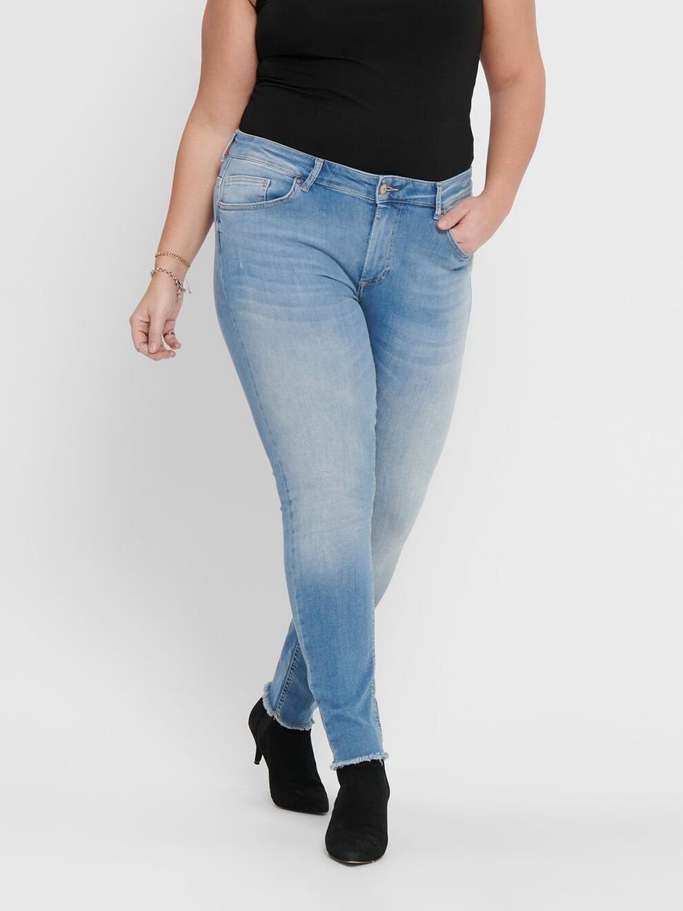 ONLY CARMAKOMA Skinny-fit-Jeans »3909« (1-tlg) Damen Skinny Jeans Curvy  Ankle Denim Große Größen Plus Size Übergröße online kaufen | OTTO