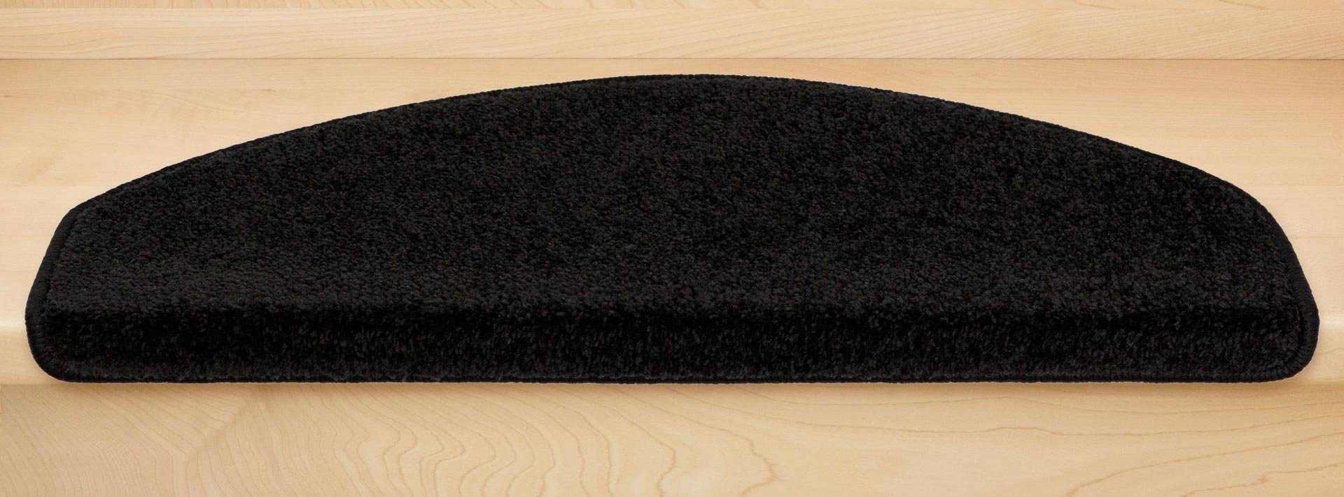 Metzker® Stufenmatte Stufenmatte Fuerth Halbrund Schwarz günstig online kaufen