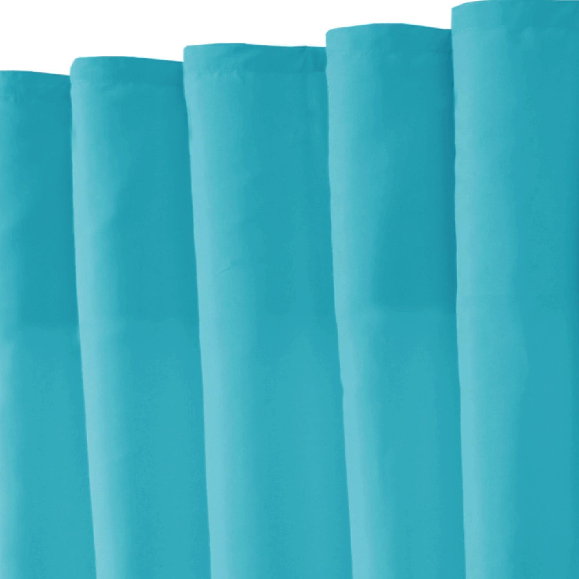 Vorhang, Bestlivings, Kräuselband und verfügbar Türkis mit Größen Blickdichte in Gardine Farben Kräuselband, blickdicht, (1 St), Fertiggardine versch. Microfaser
