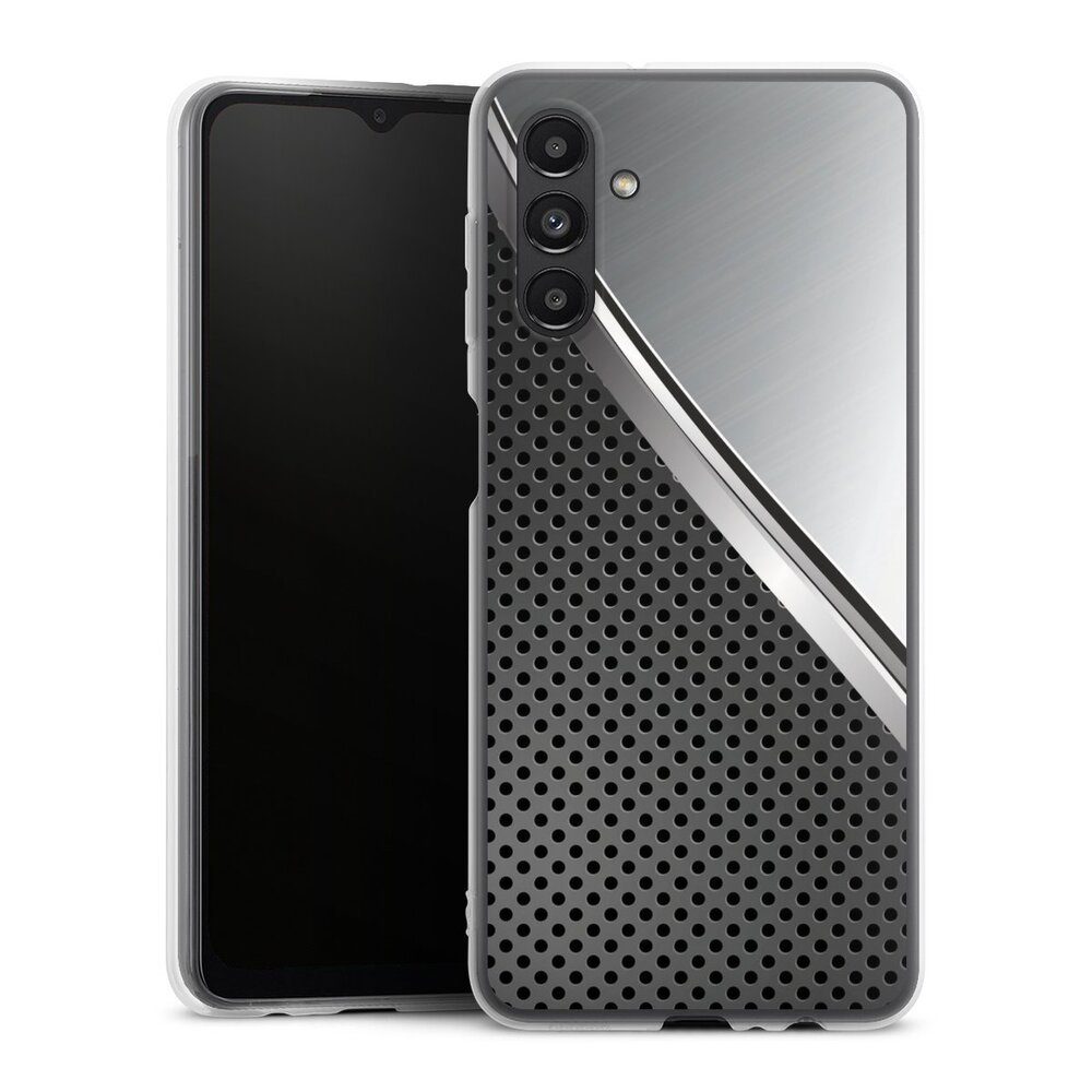 Handyhülle Carbon Stahl Metall Duo Metal Surface