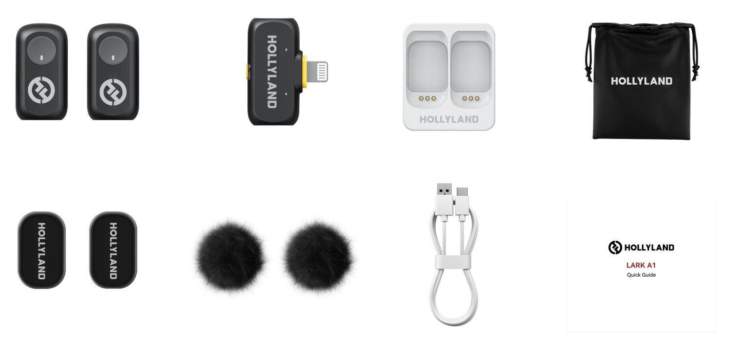 Hollyland Mikrofon Lark A1 Mini Duo Lightning