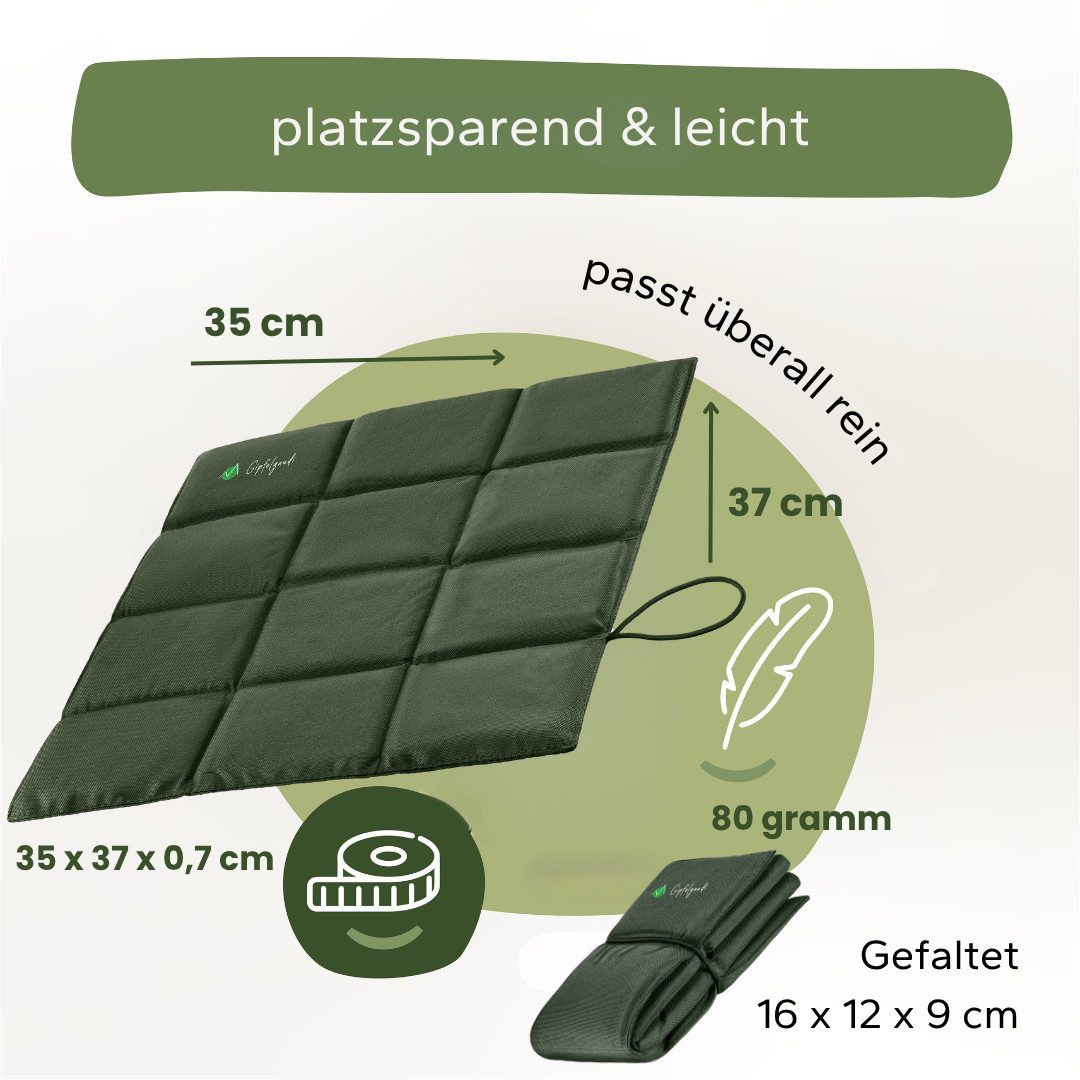 Gipfelgaudi Thermositzkissen Outdoor Sitzkissen faltbar inkl. Tasche, Ultra günstig online kaufen