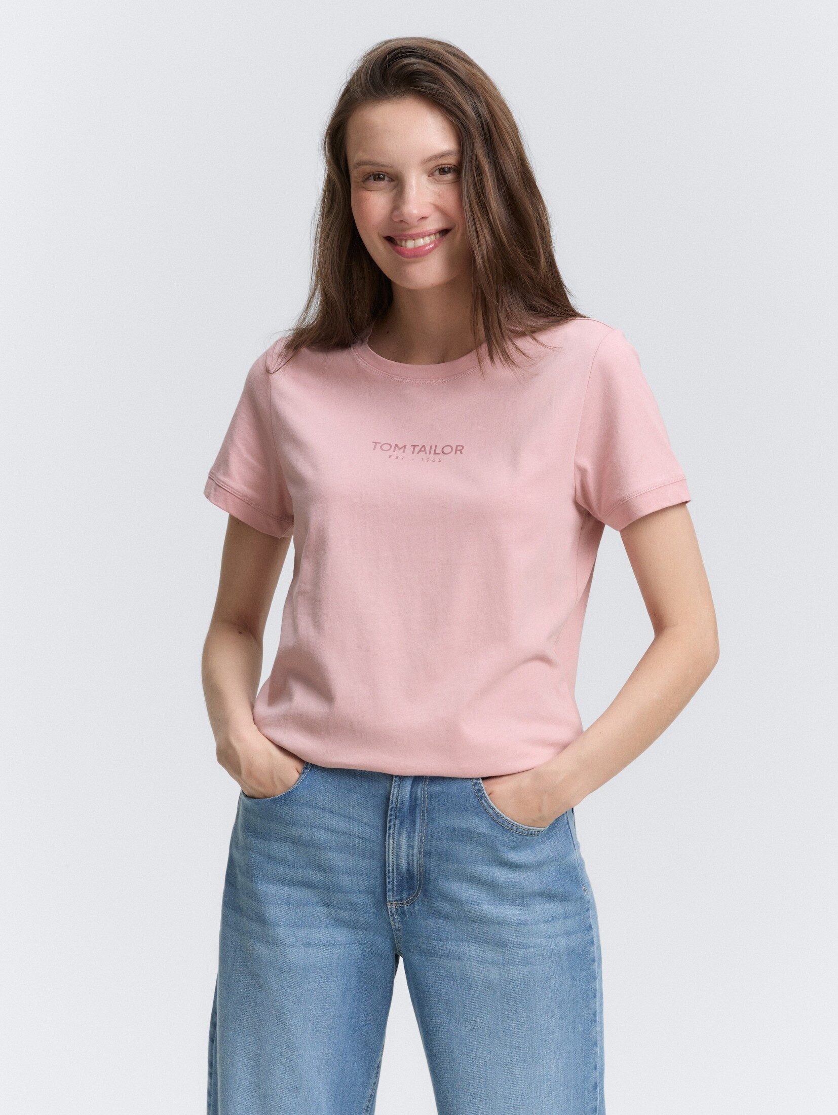TOM TAILOR T-Shirt T-Shirt mit Logo-Print günstig online kaufen