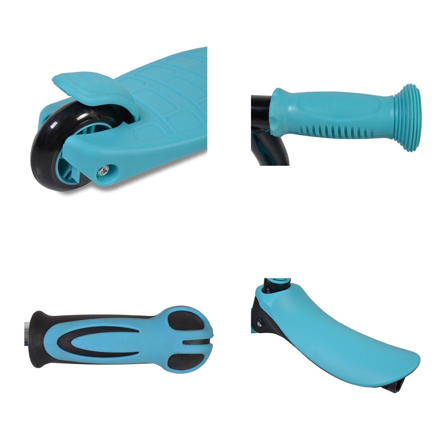 Byox Cityroller Kinderroller Tristar 3 in 1, Roller Rutscher Schiebestange PU Räder ABEC-5