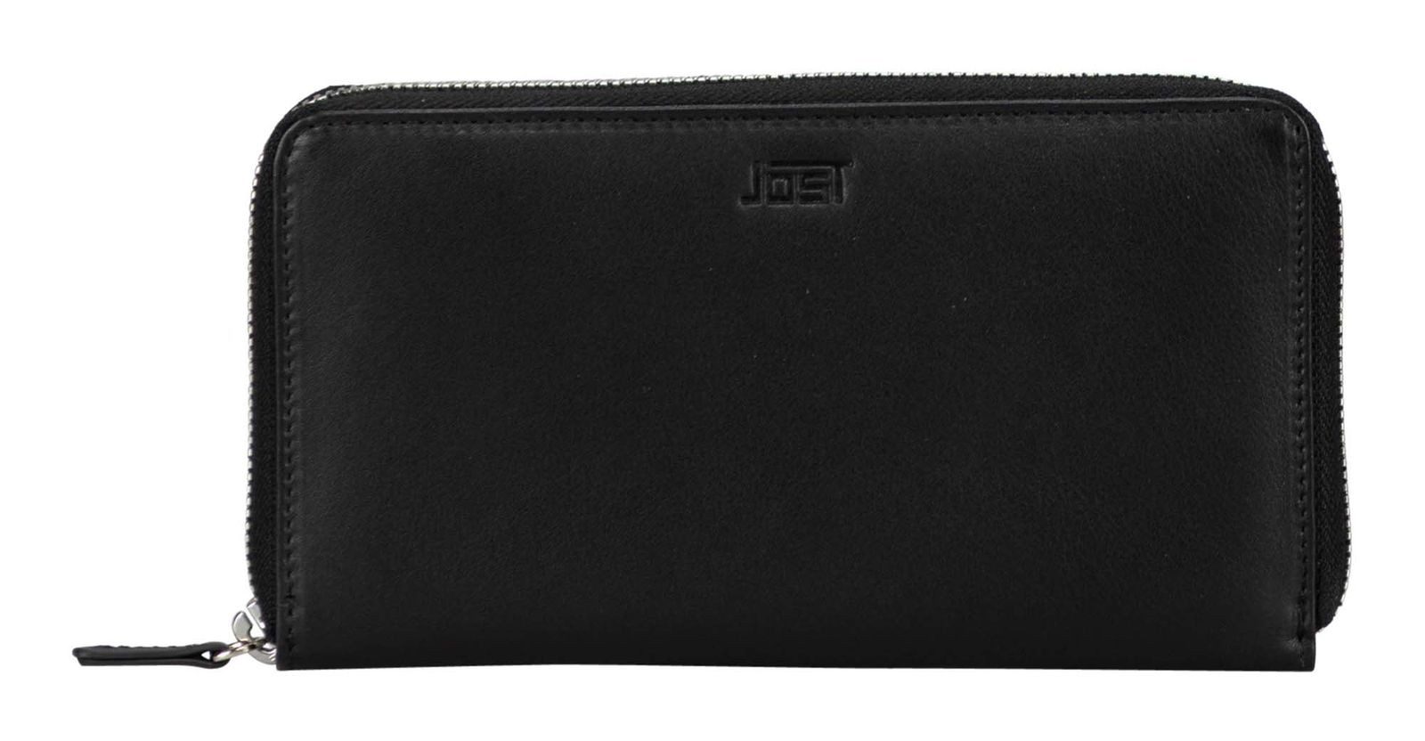 Jost Geldbörse Wallet, aus echtem Rindsleder mit RFID-Blocker Schutz