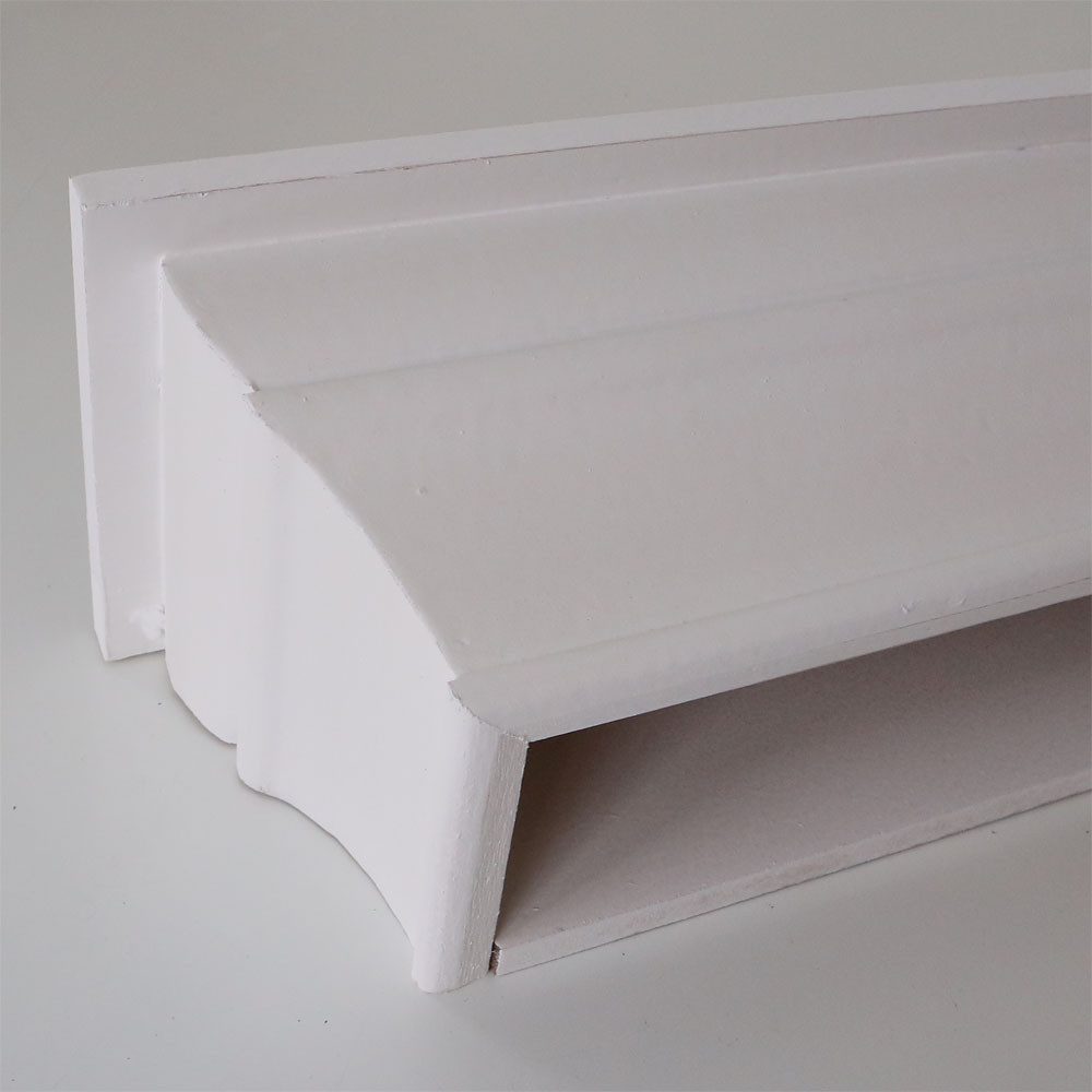 Grafelstein Wandregal Wandregal SPRINGFIELD weiß Holz 91cm Wandleiste Regal günstig online kaufen