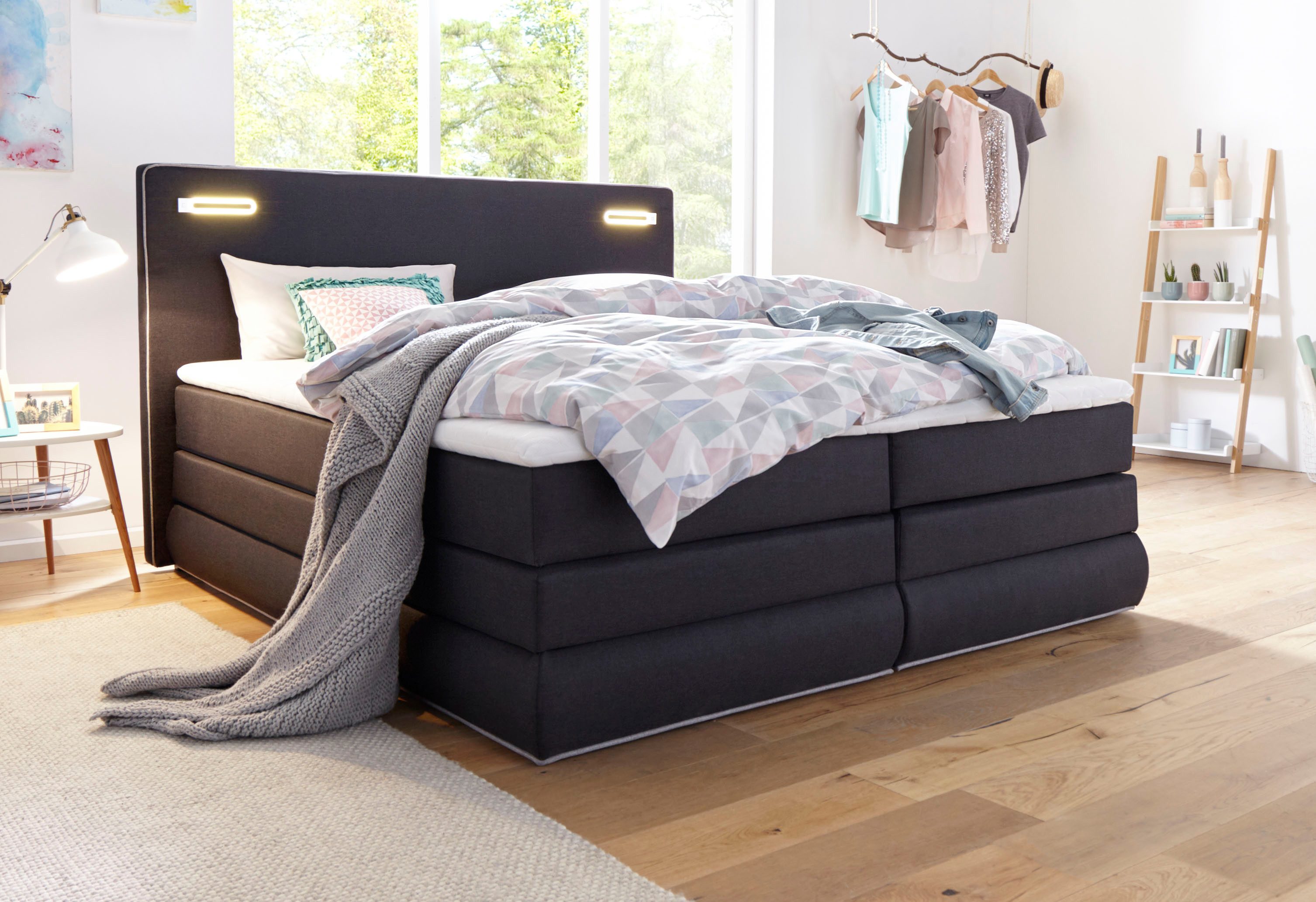COLLECTION AB Boxspringbett Ninoni mit Kaltschaummatratze, günstig online kaufen