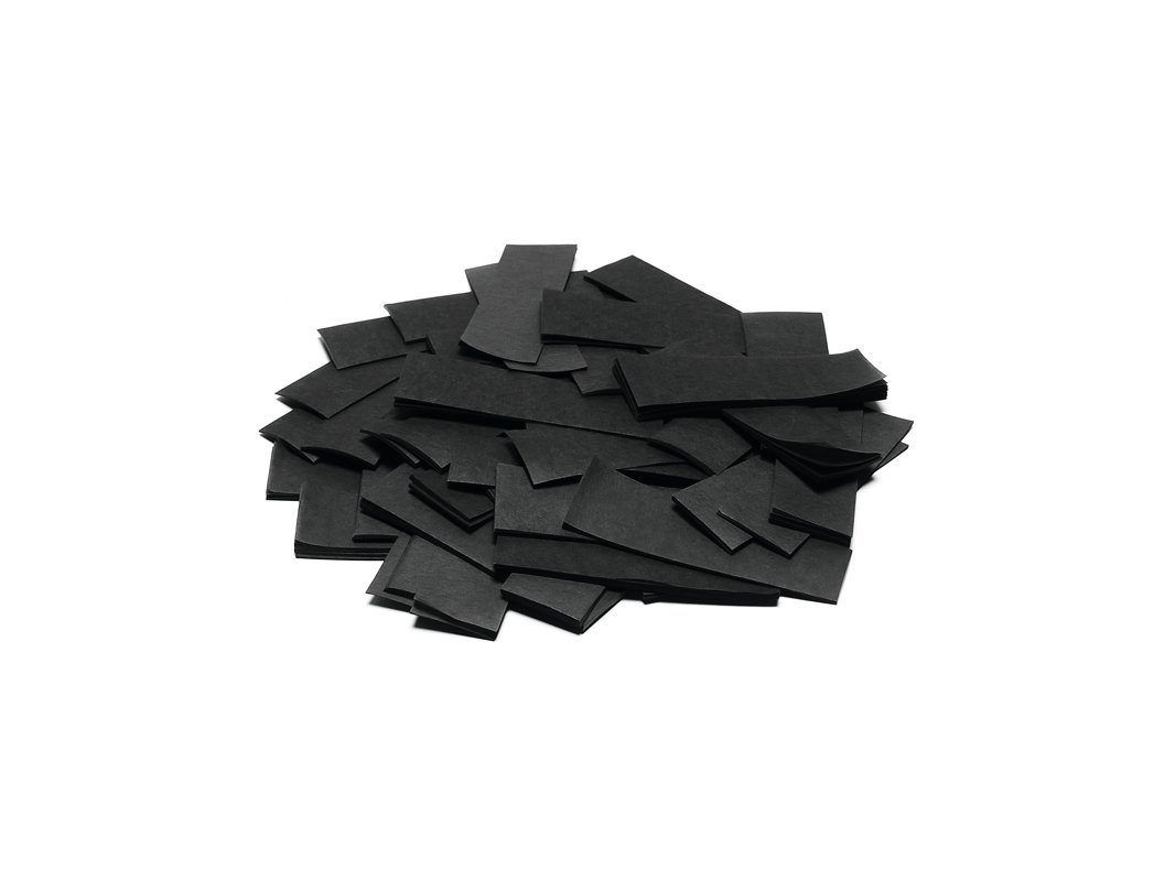 Fx erhältlich verschiedene Konfetti TCM schwarz Farben 1kg, Slowfall 55x18mm, Konfetti rechteckig