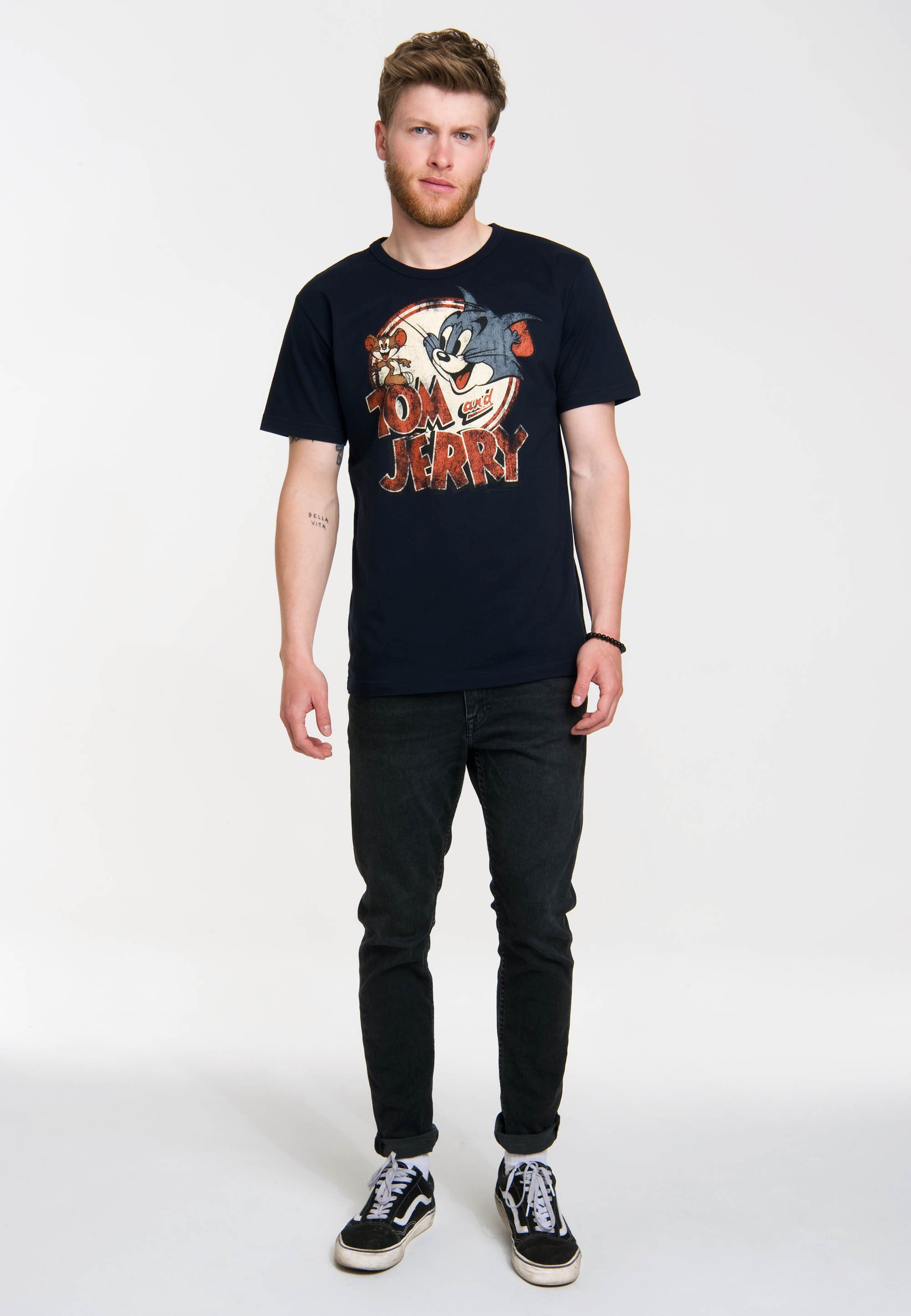 LOGOSHIRT T-Shirt Tom und Jerry mit tollem Print günstig online kaufen