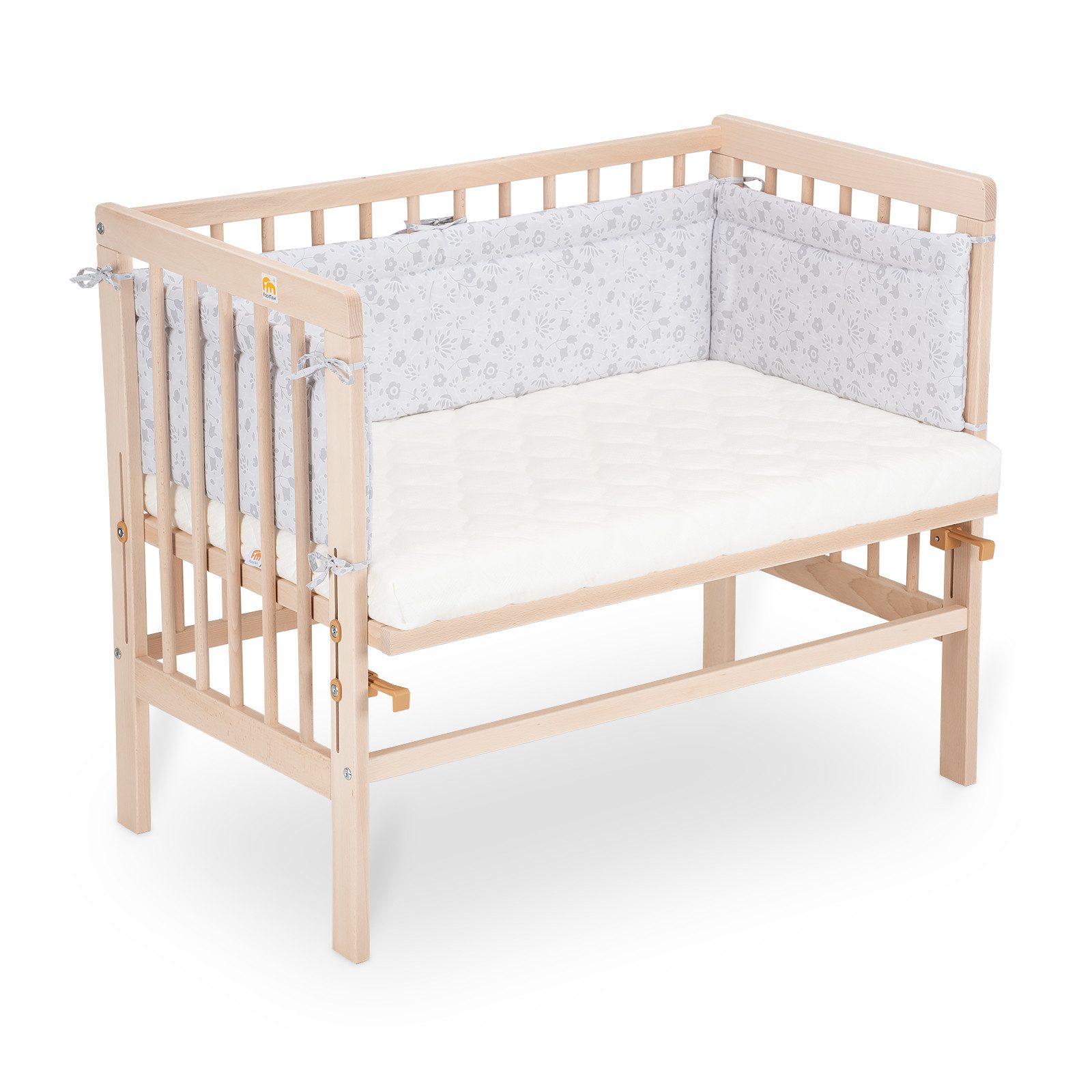 Beistellbett Babybett Basic Natur