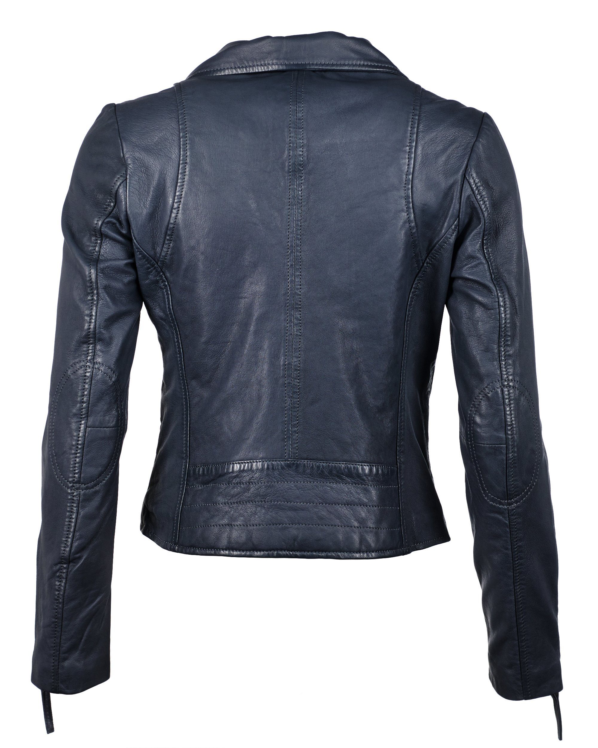 Maze Lederjacke blue ocean Amur