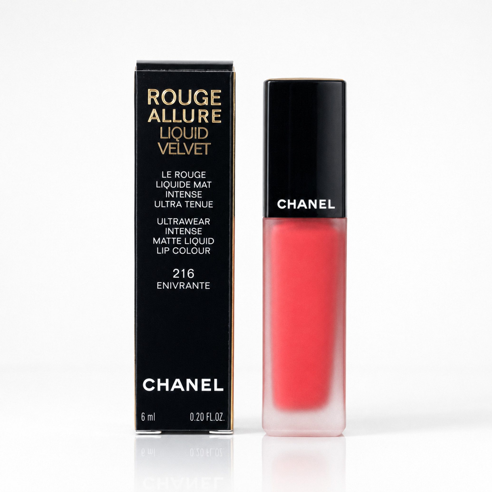 CHANEL Lippenstift Chanel Rouge Allure Liquid Velvet Matte Lipgloss 216 Enivrante 6 ml