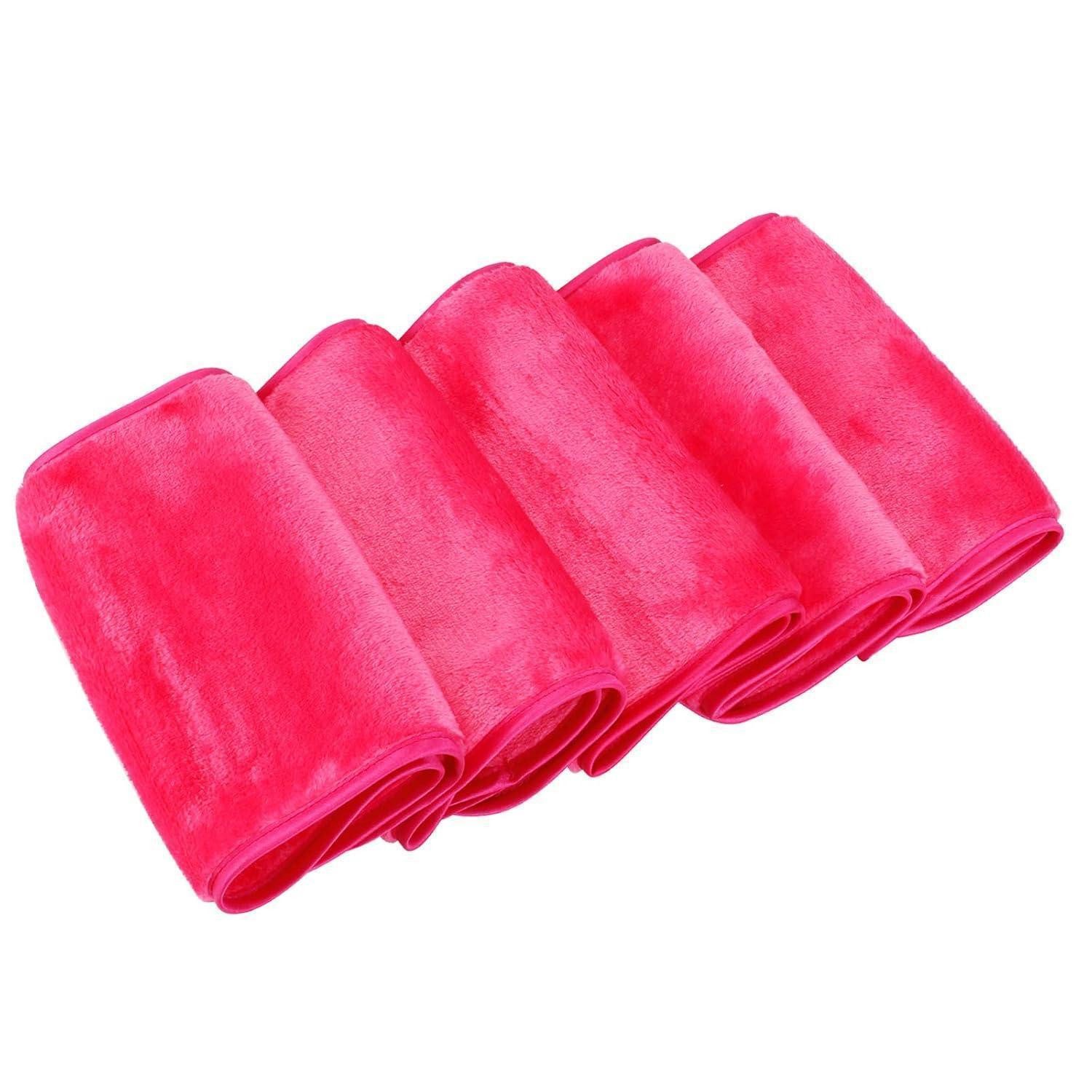 PHOGARY Gesichtsreinigungstücher Abschminktücher Mikrofaser 5 Stück Make-Up Entferner Tuch hypoallergen