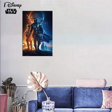 TPFLiving Kunstdruck (OHNE RAHMEN) Poster - Leinwand - Wandbild, Disney Marvel - Star Wars - Impressionen (Leinwand Wohnzimmer, Leinwand Bilder, Kunstdruck), Leinwand bunt - Größe 20x30cm