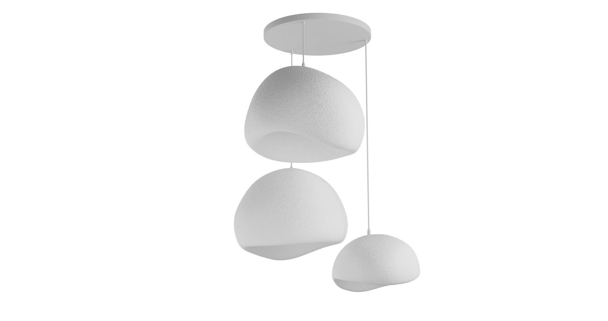 Opviq Kronleuchter Sabi Ashveils, Ohne Glühbirne, Tageslichtweiß, %100 Poly günstig online kaufen