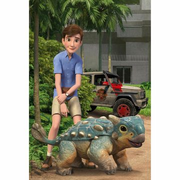 Schmidt Spiele Puzzle Abenteuer auf Isla Nublar 3 x 48 Teile, Puzzleteile