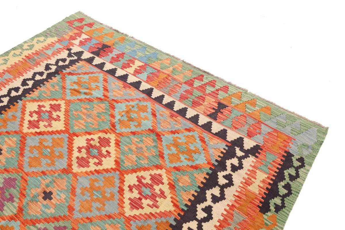 Orientteppich Handgewebter Kelim rechteckig, 3 Afghan 167x231 Nain mm Orientteppich, Höhe: Trading,