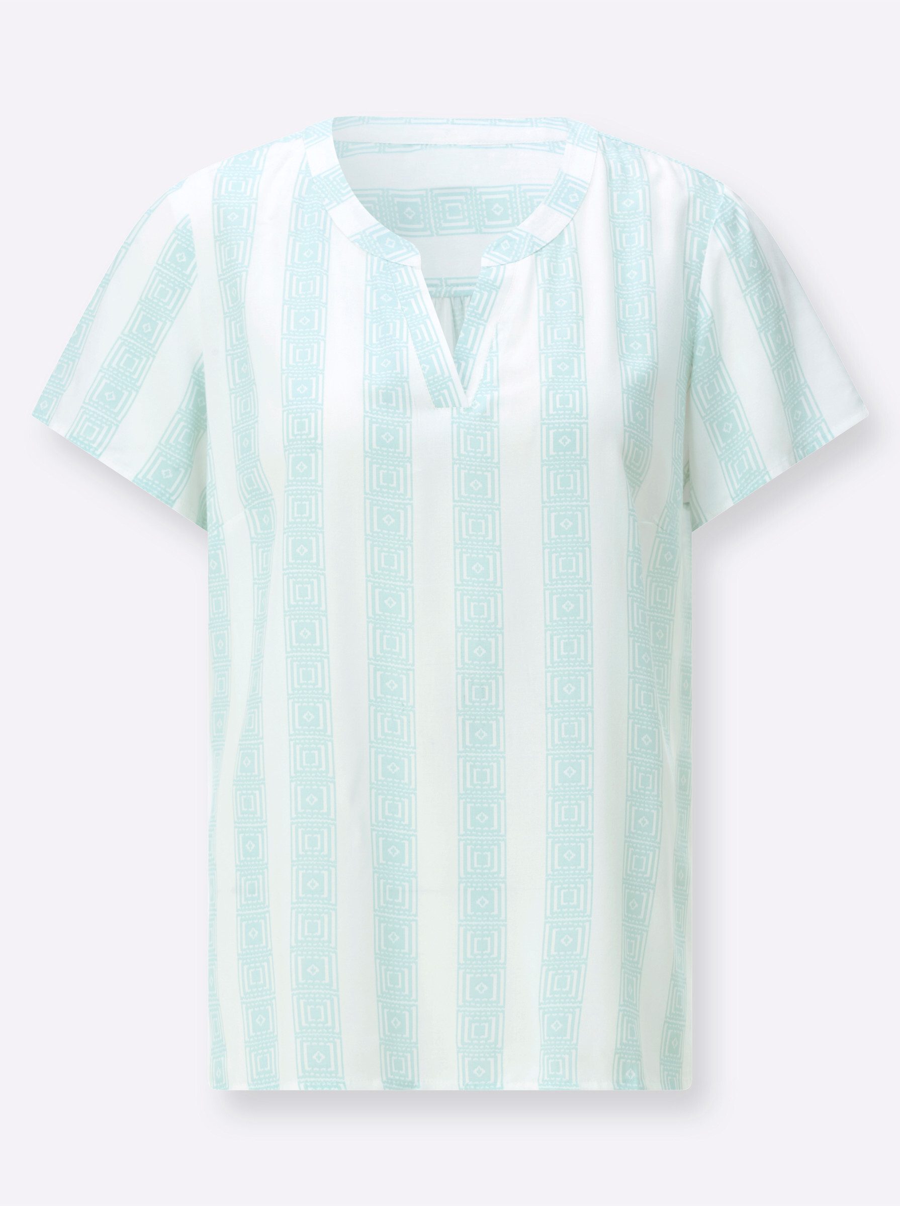 Klassische Bluse Kurzarm-Bluse Kurzarm