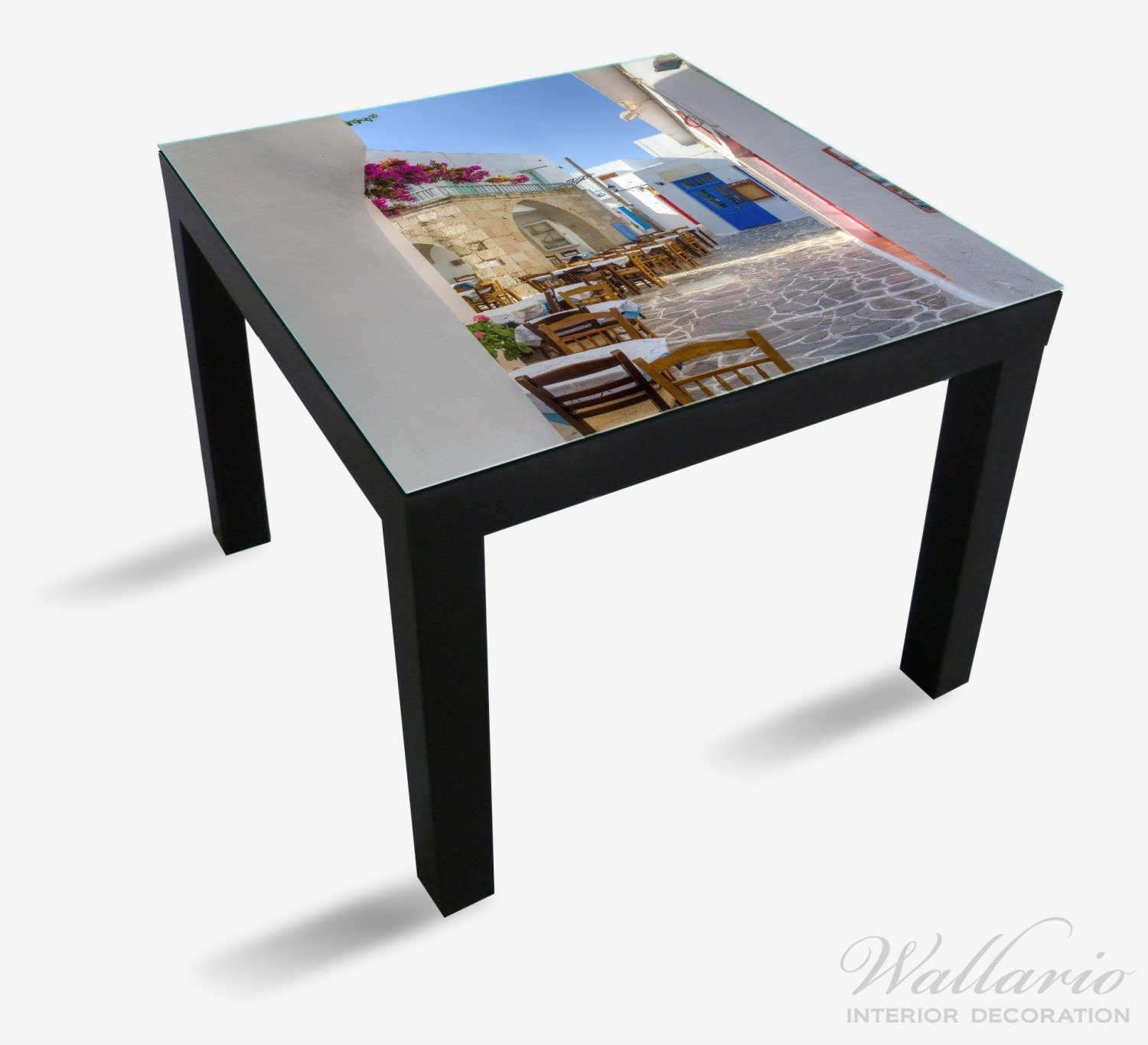Wallario für geeignet (1 Tischplatte Gasse St), Griechenland Ikea Tisch Lack in