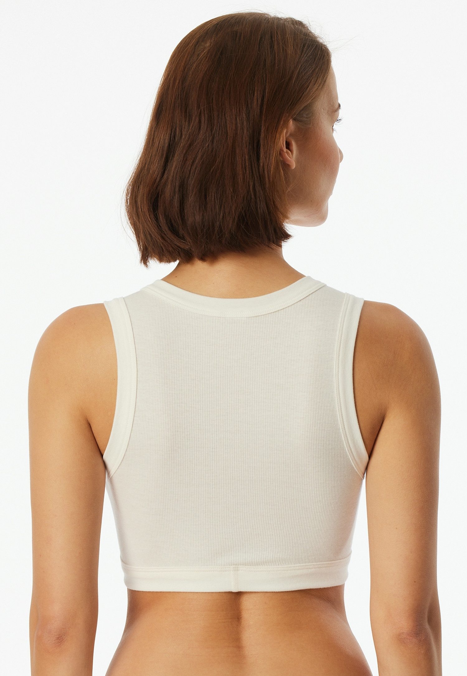 Schiesser Bustier Revival Kollektion Breite Abschlüsse an Dekolleté und Armausschnitt