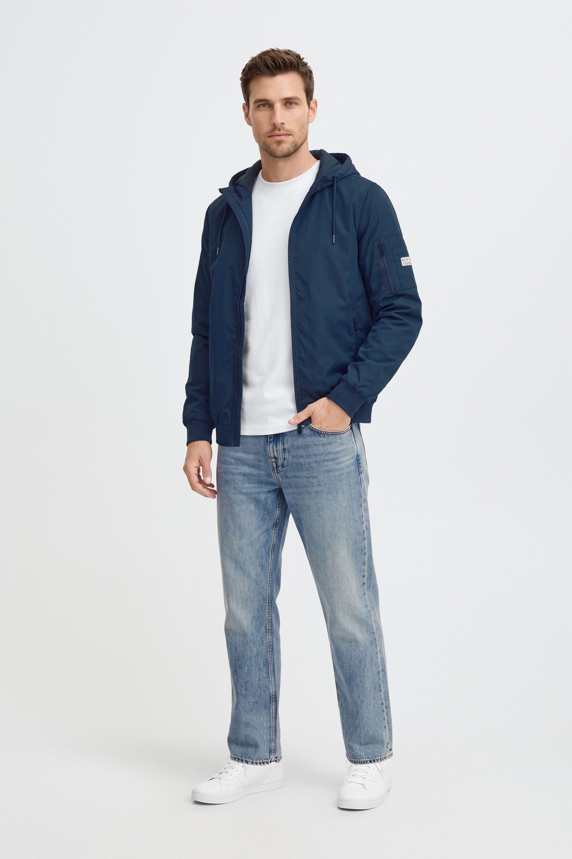 Blend Windbreaker BHRazy Lässige Übergangsjacke mit praktischen Reißverschlusstaschen – Bild 3 von 5