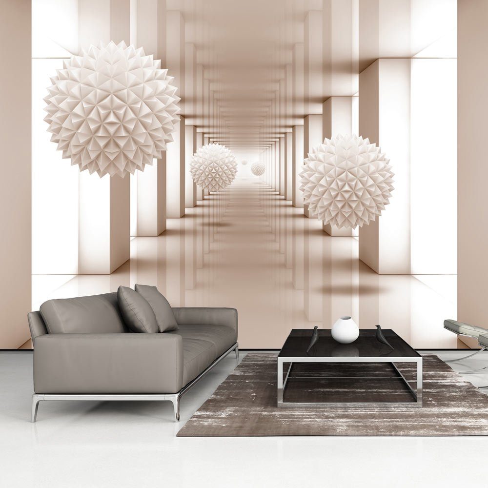 KUNSTLOFT Vliestapete Corridor to the Future 0.98x0.7 m, matt, lichtbeständige Design Tapete