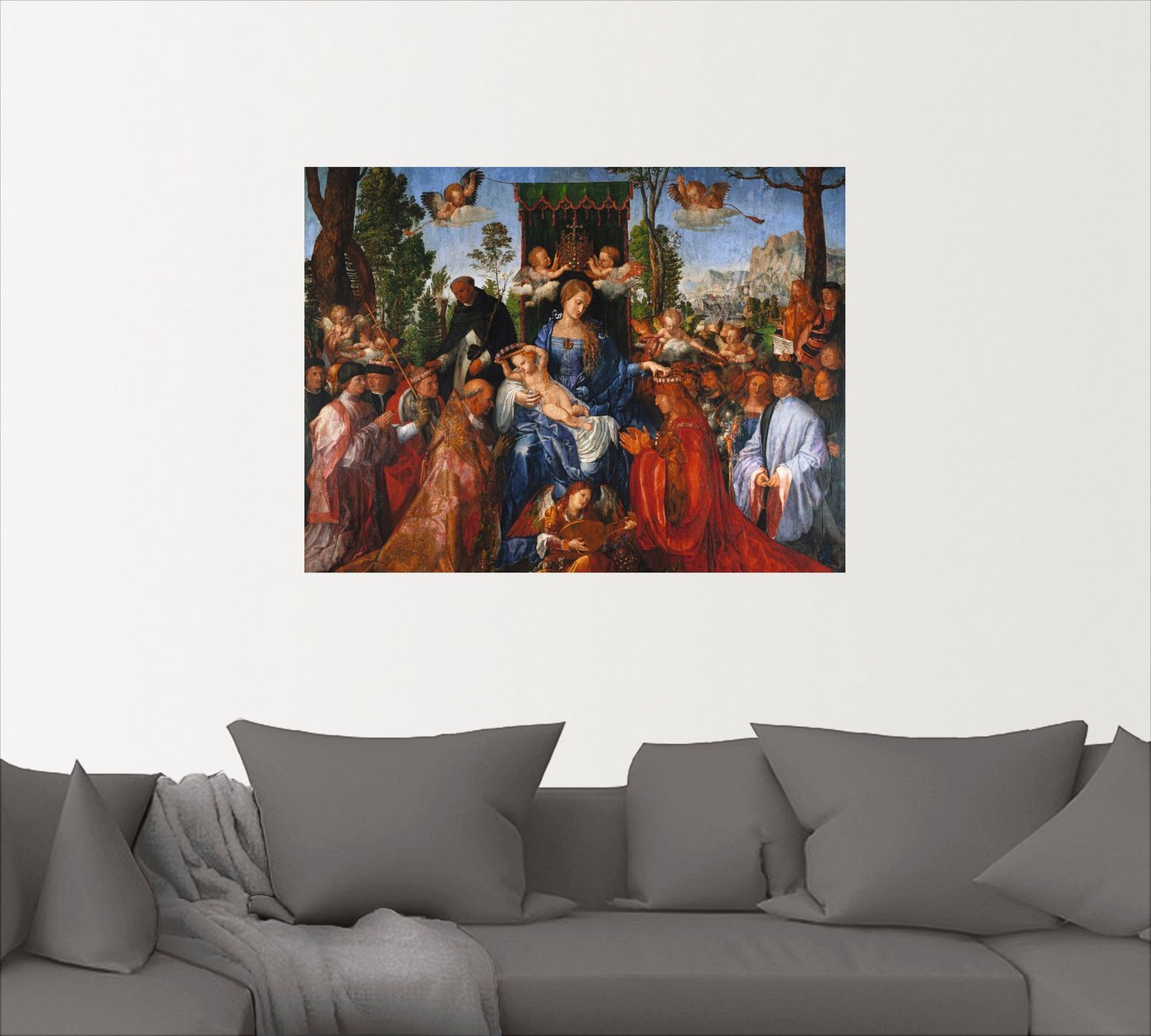 Artland Wandbild »Das Rosenkranzfest. 1506«, Gruppen & Familien (1 Stück), in vielen Größen & Produktarten -Leinwandbild, Poster, Wandaufkleber / Wandtattoo auch für Badezimmer geeignet-kaufen