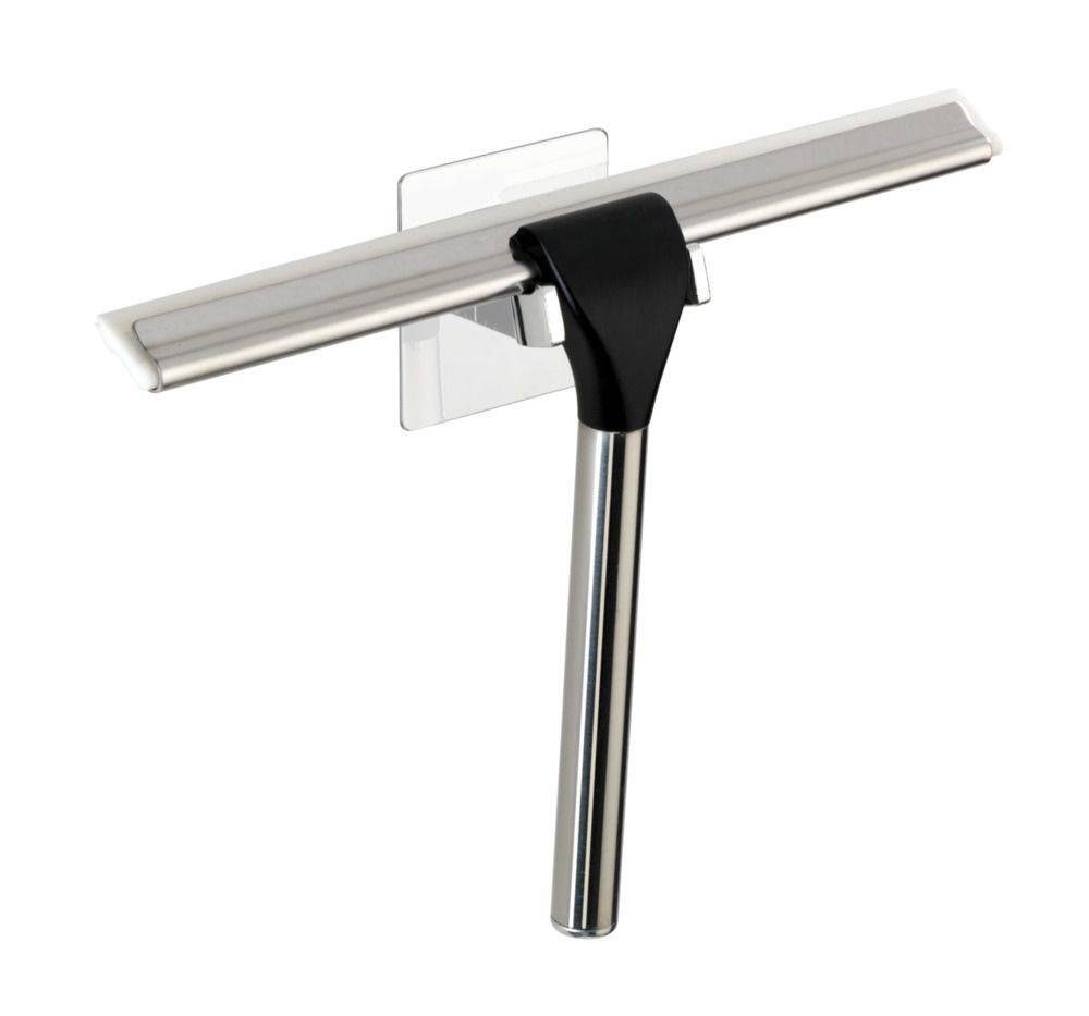 WENKO Duschabzieher Quadro, Turbo - Loc, Wenko, (Wasserabzieher + Halter)